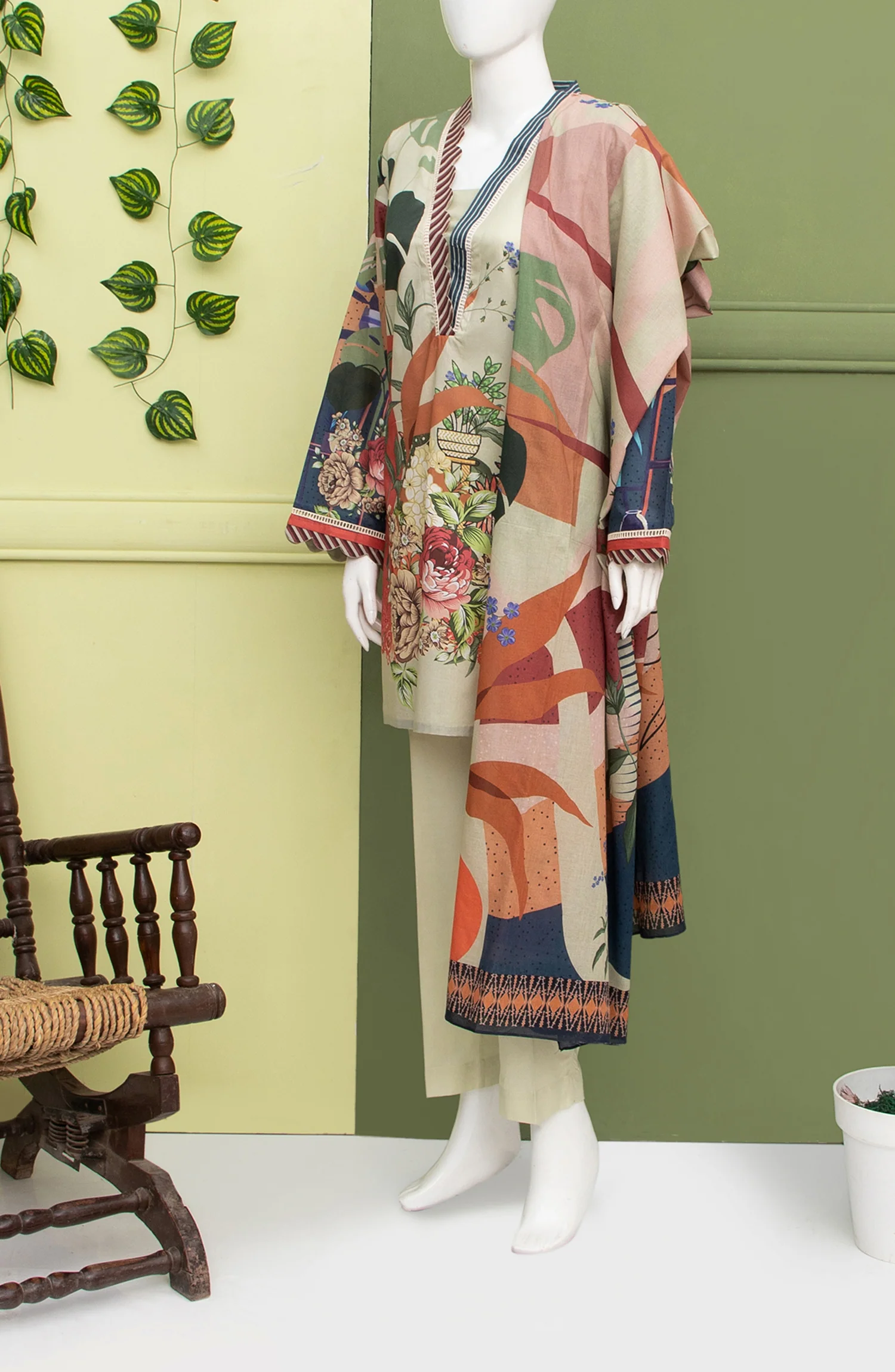 ACCENT GEOMETRIC 3PC SUIT STITCHED - Image 2