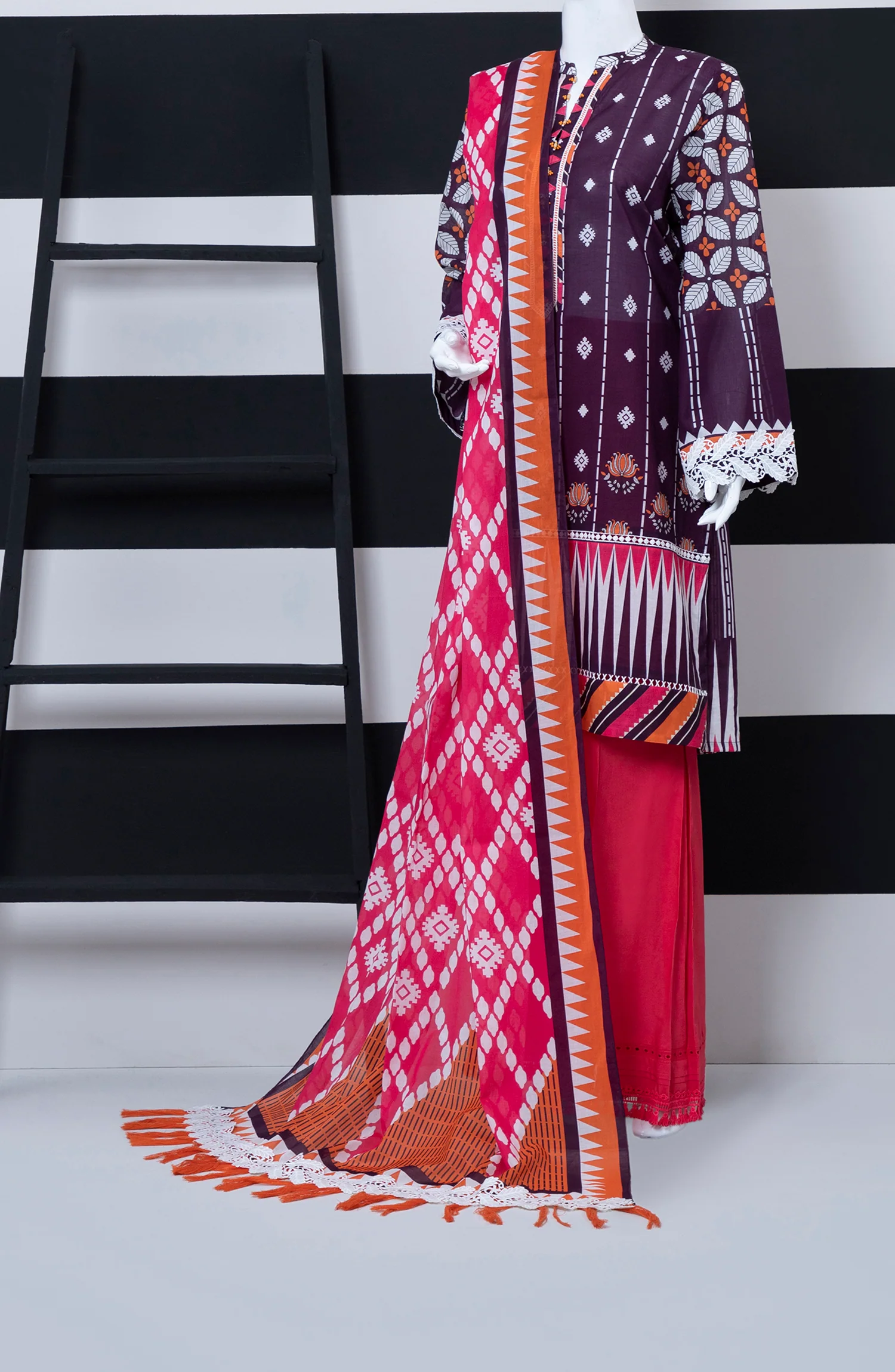 AYFER LAWN PRINTED 2 PC