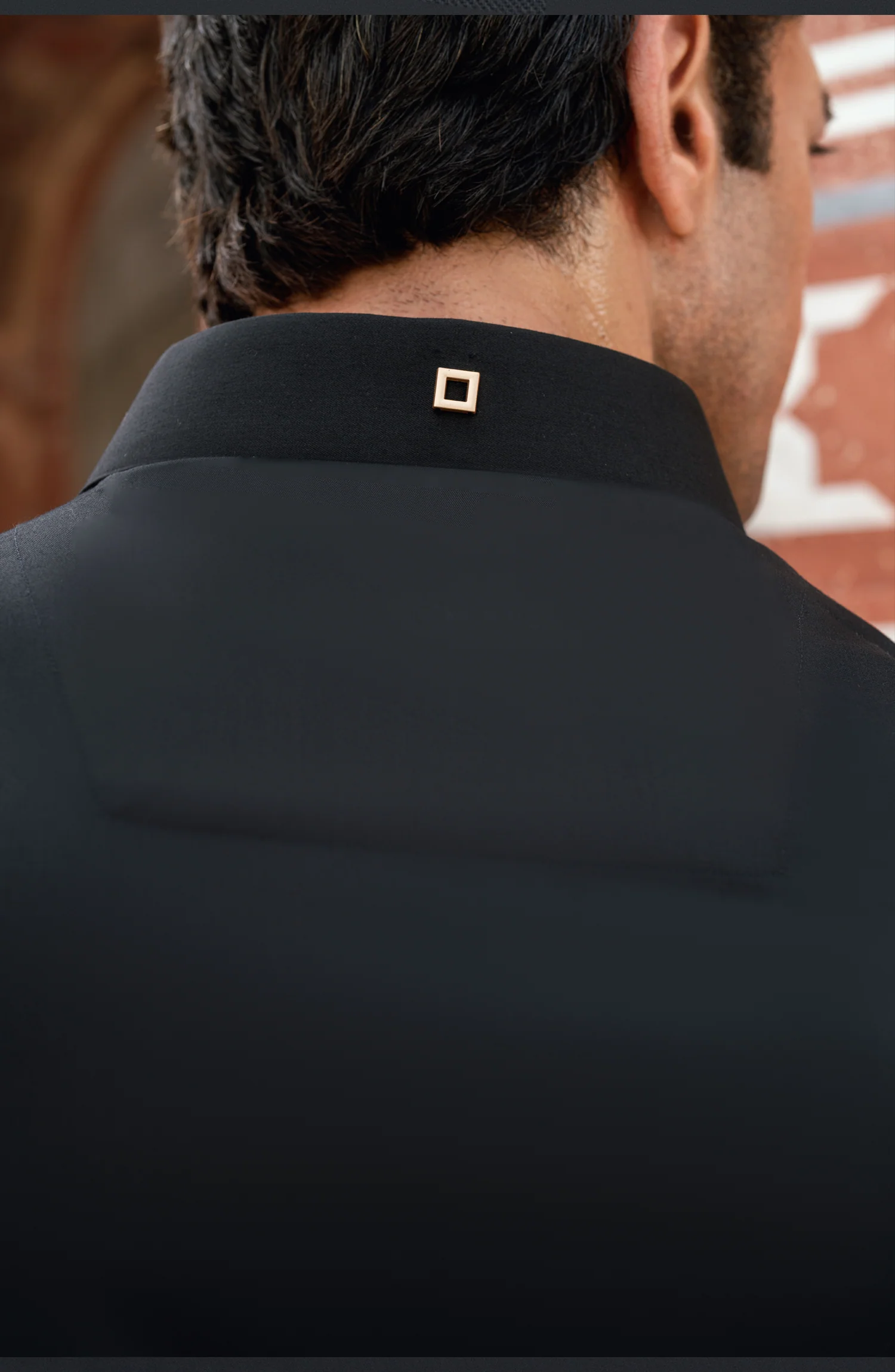 BLACK BLENDED KAMEEZ SHALWAR - Image 3