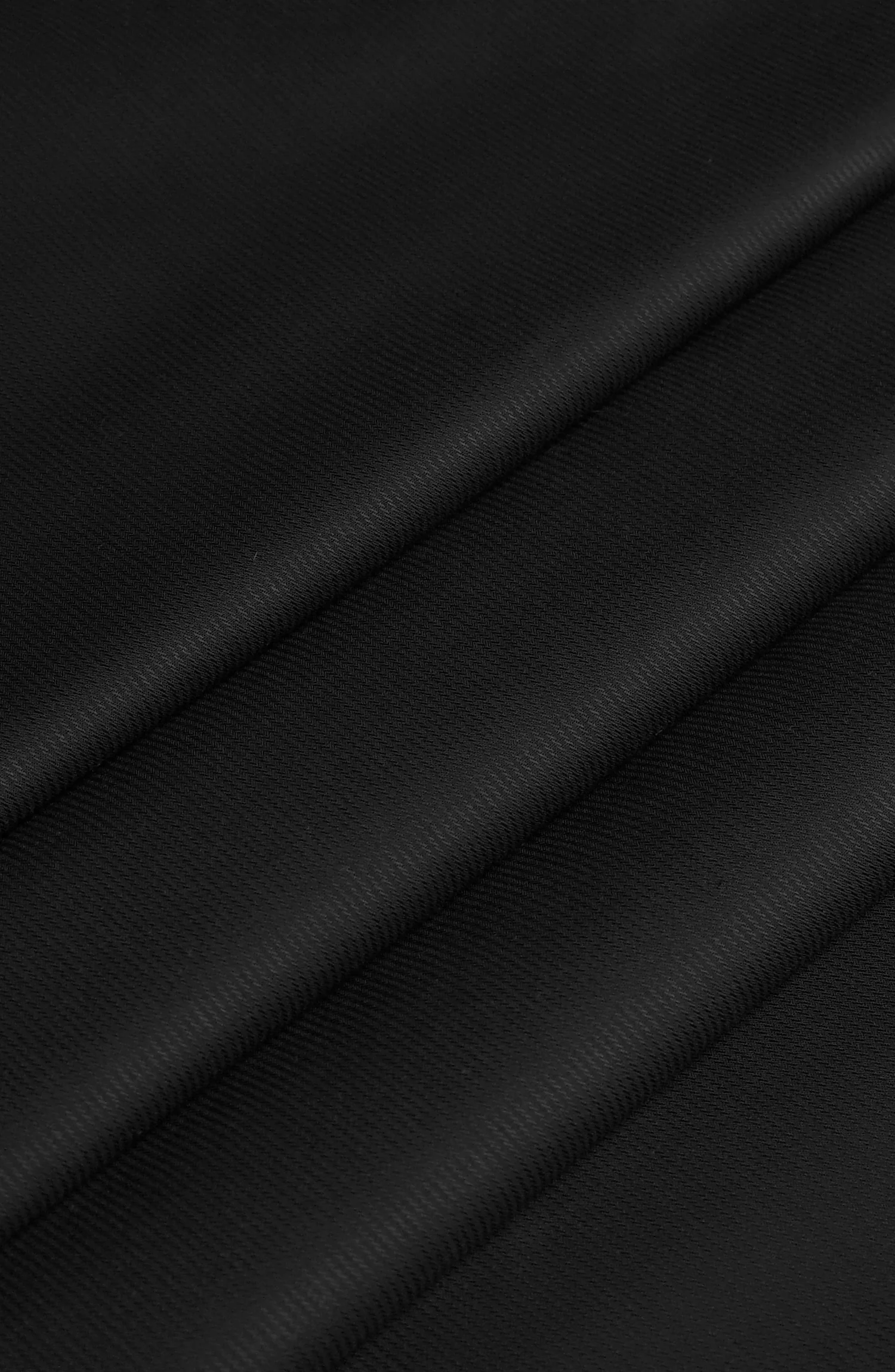 BLACK BLENDED UNSTITCHED