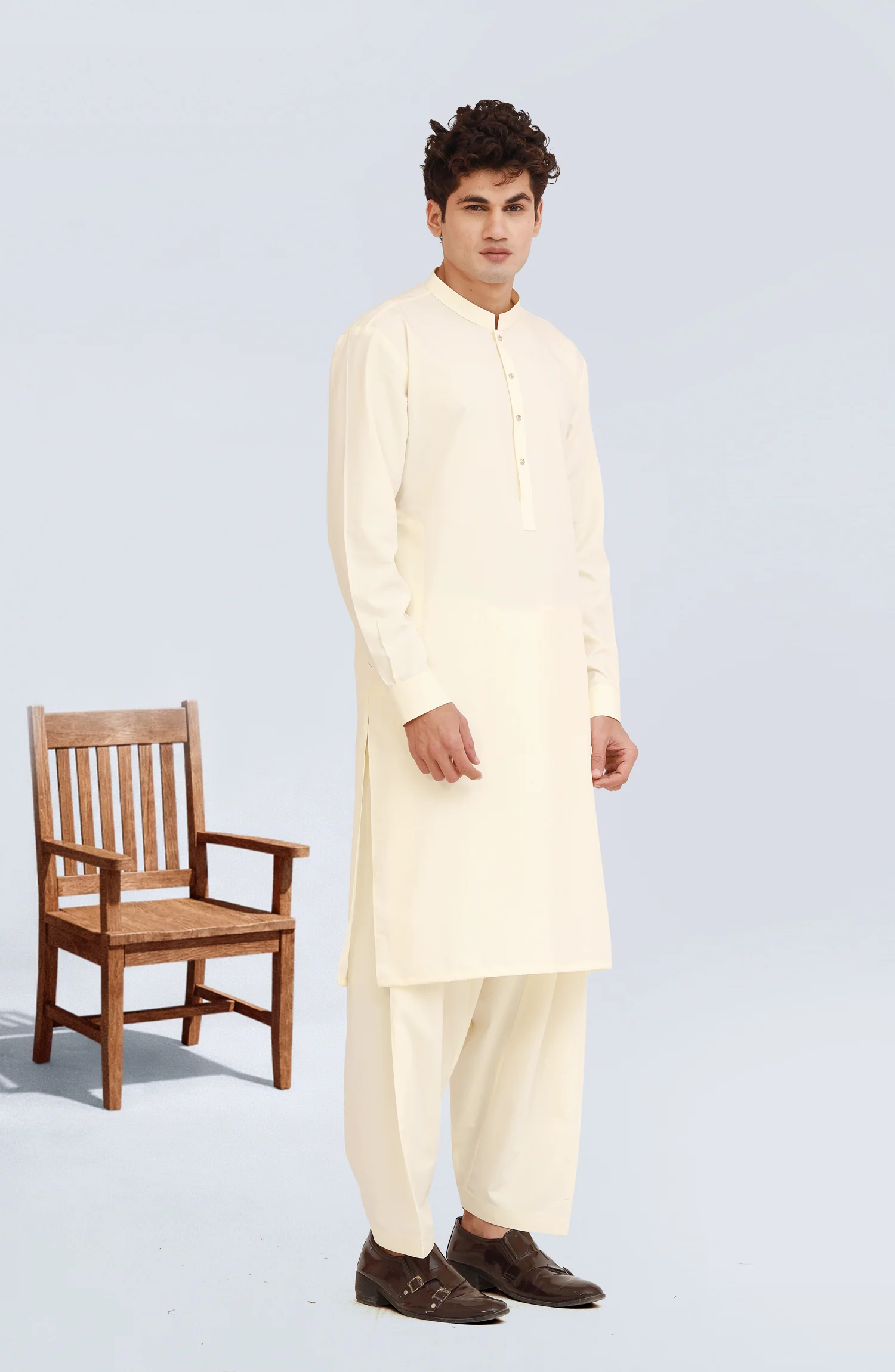 BOSKI BLENDED KAMEEZ SHALWAR - Image 4