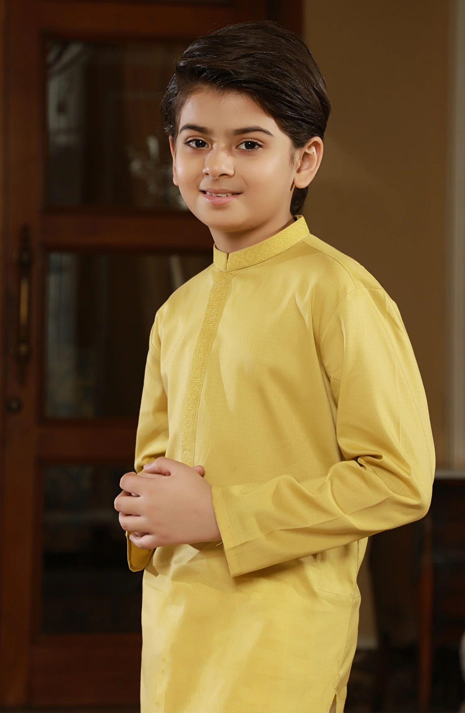 BOYS KURTA LEMON - Image 2
