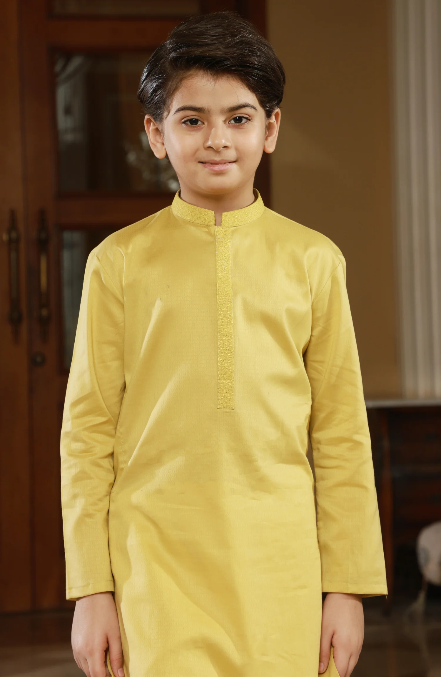 BOYS KURTA LEMON - Image 3