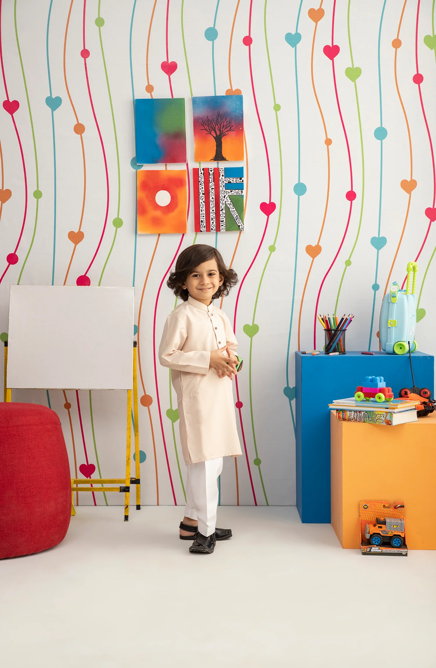 BOYS PLAIN KURTA