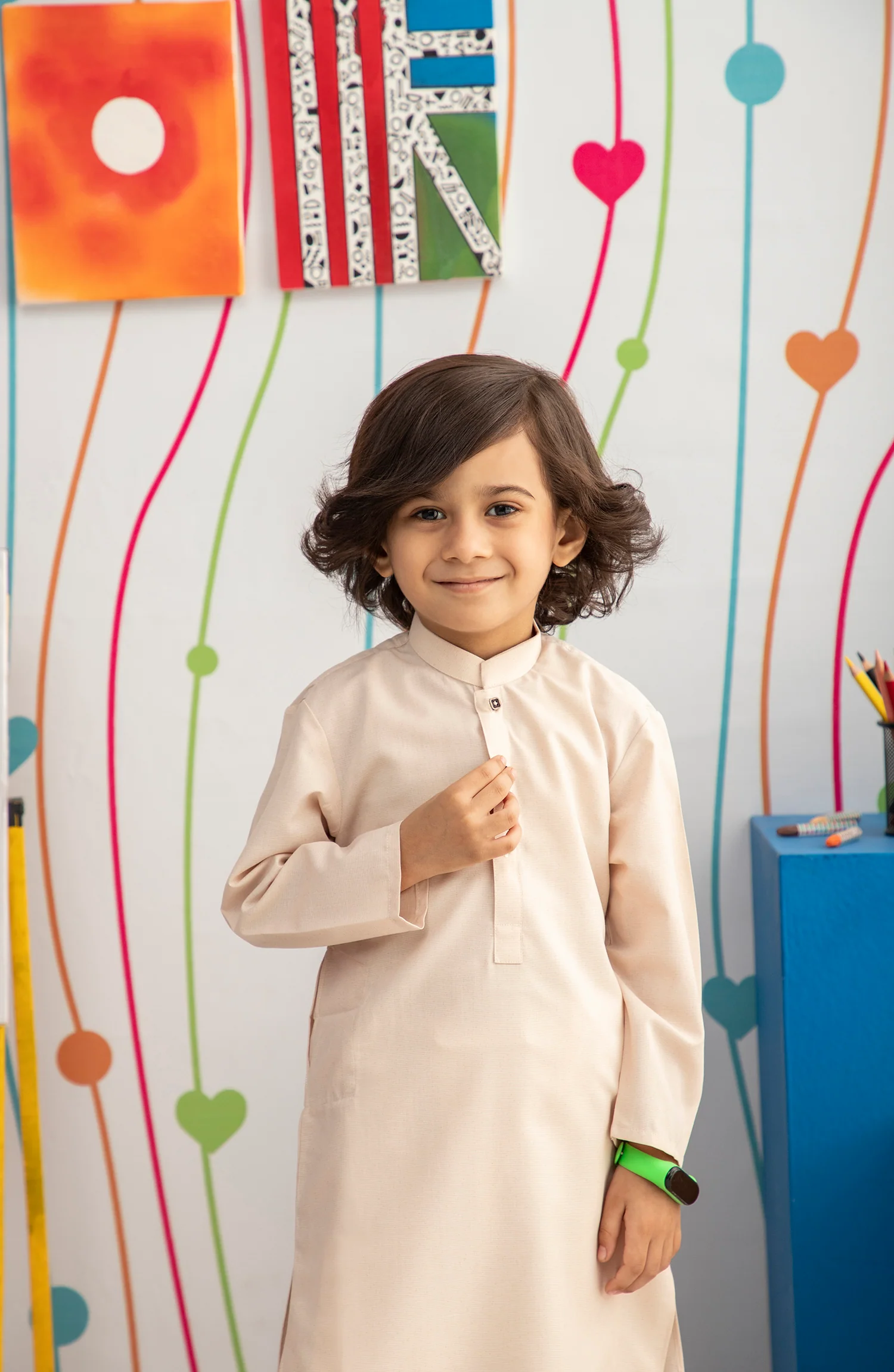 BOYS PLAIN KURTA - Image 2