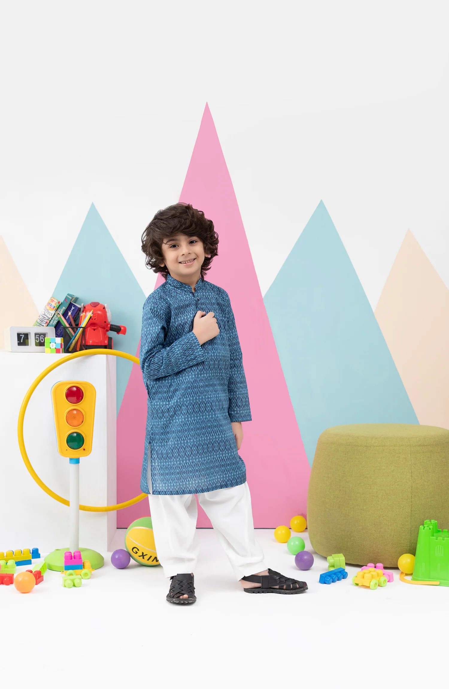BOYS PRINTED KURTA - Image 2