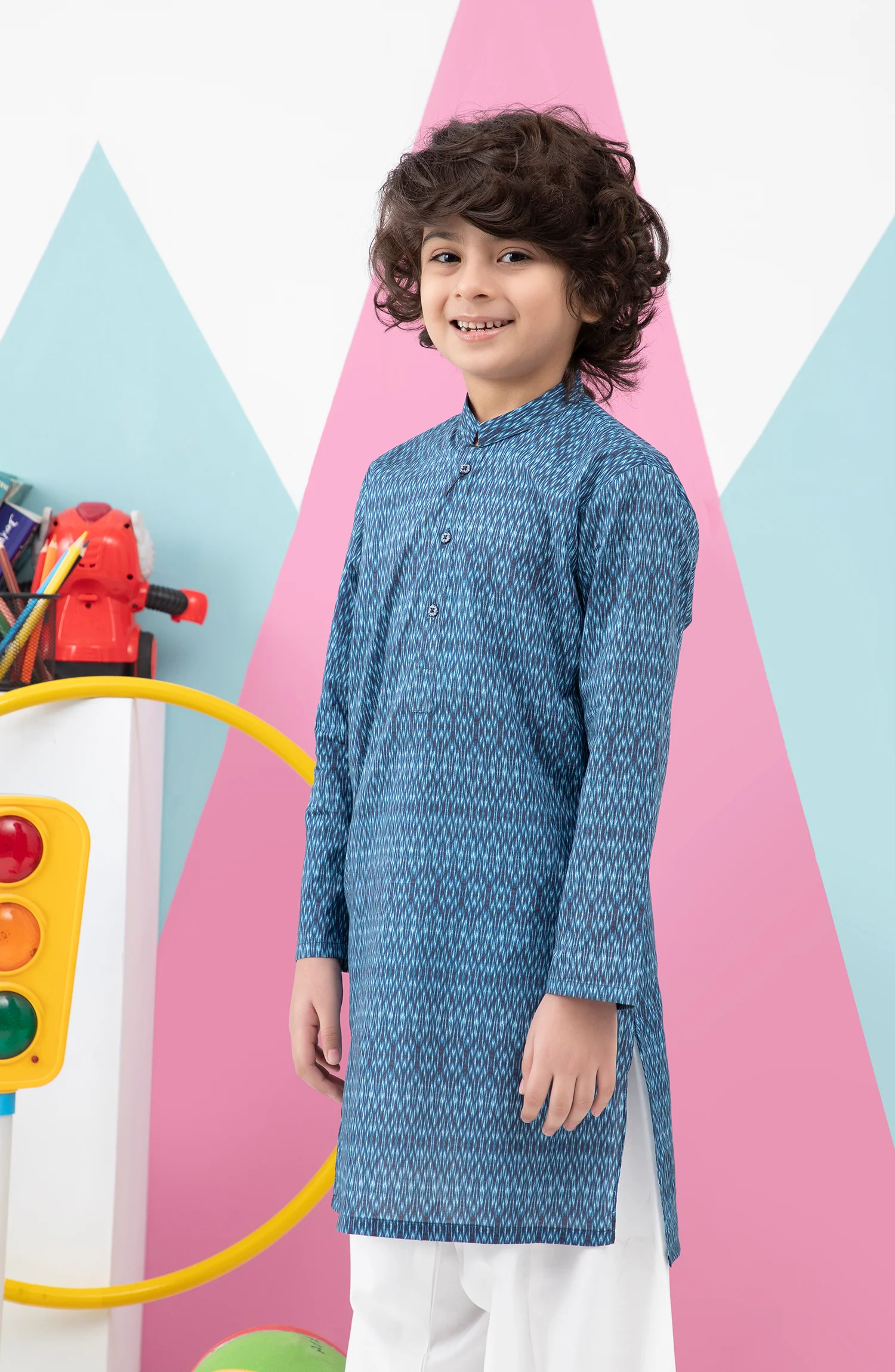 BOYS PRINTED KURTA - Image 3