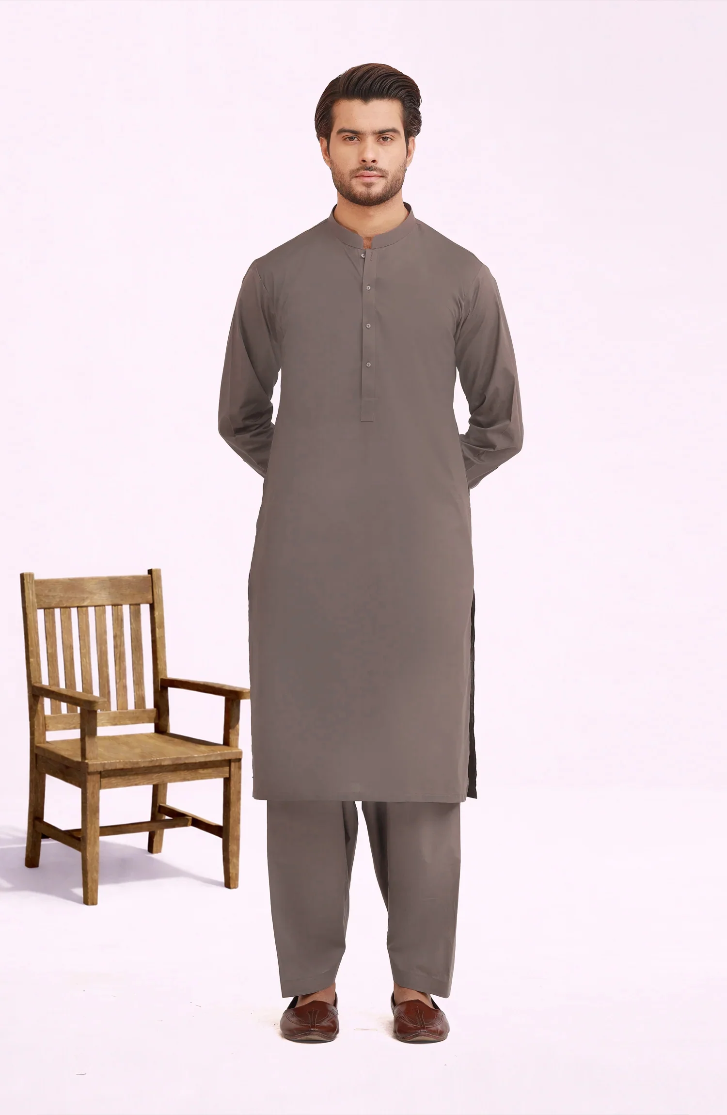 BRONZE 100% COTTON KAMEEZ SHALWAR