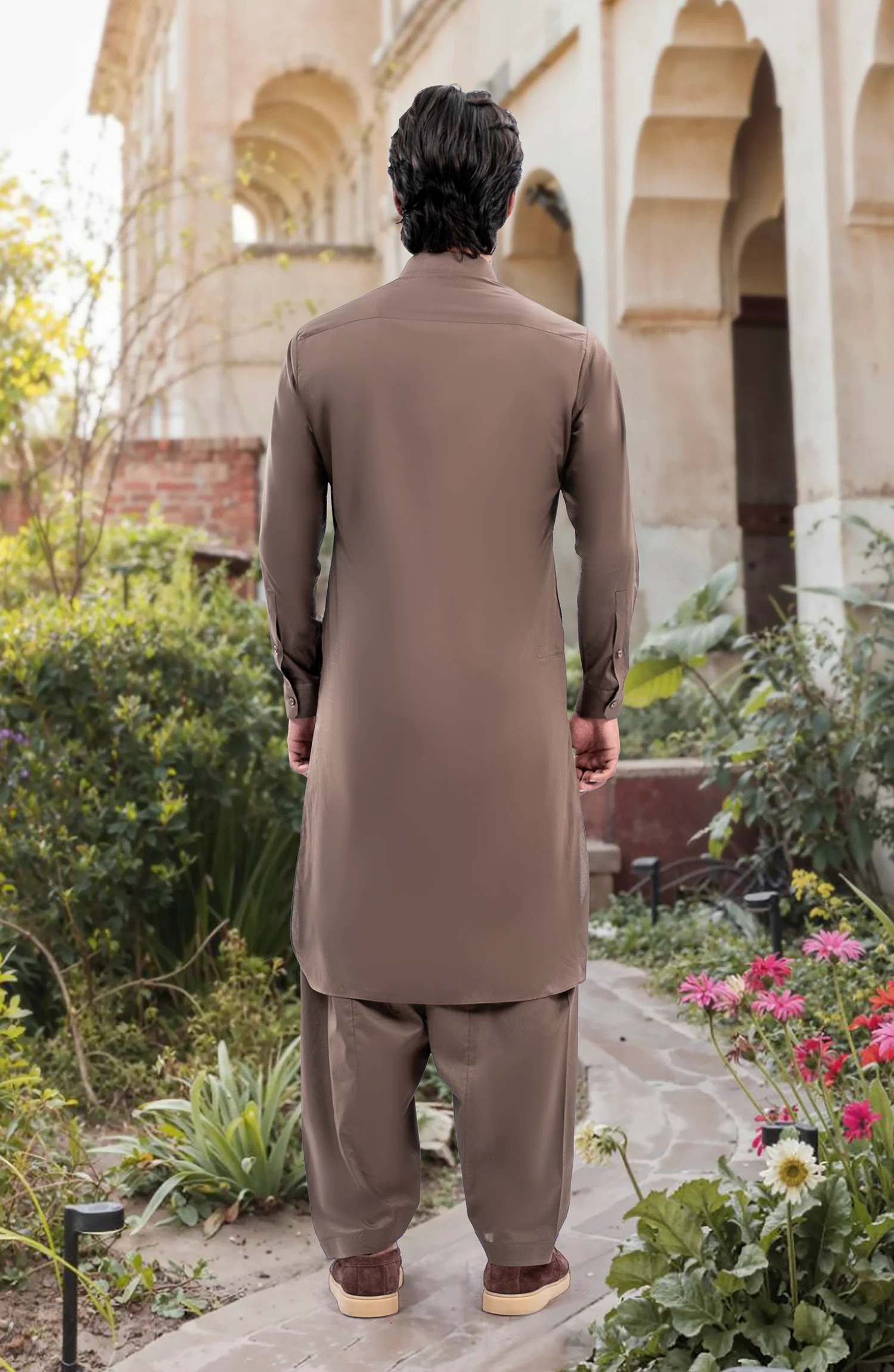 BRONZE KAMEEZ SHALWAR - Image 6