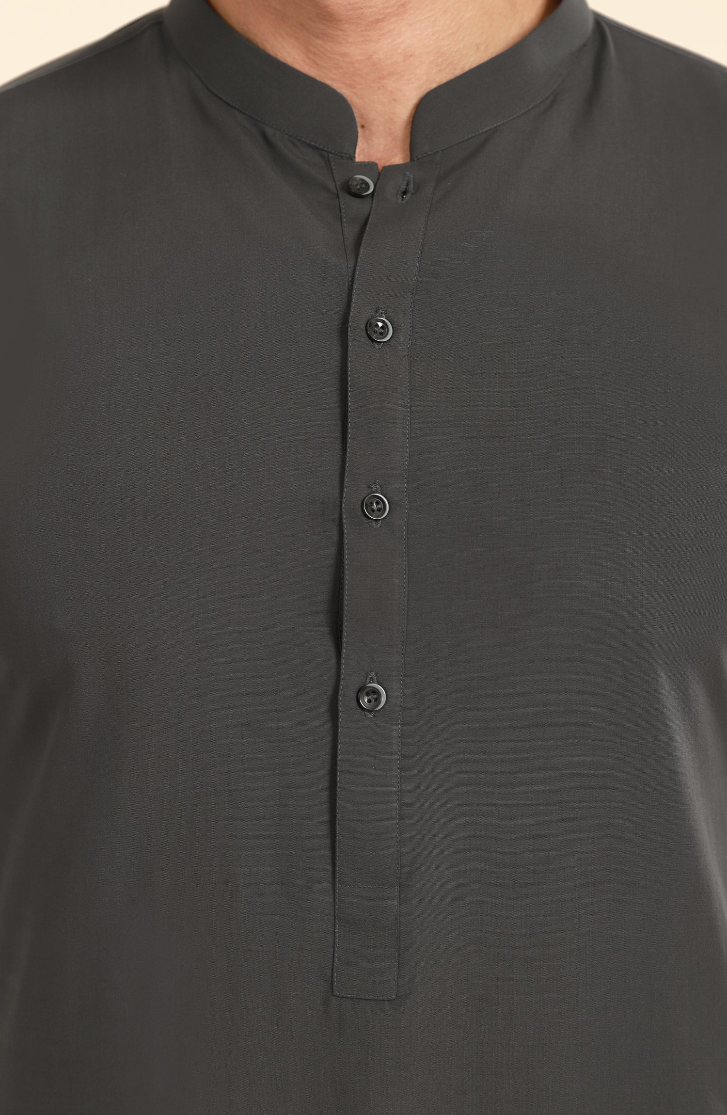 CHARCOAL BLENDED KAMEEZ SHALWAR - Image 2