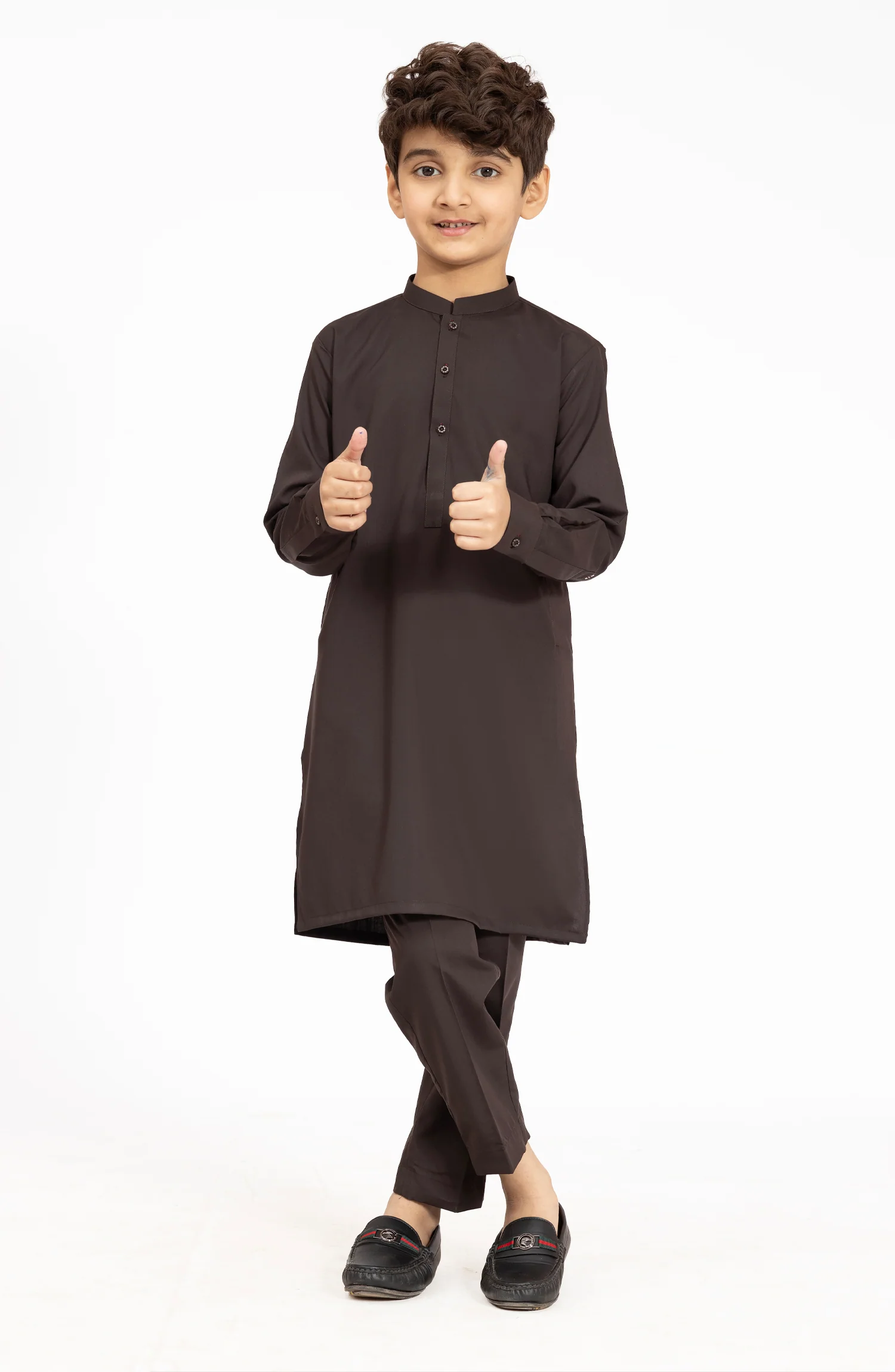CHARCOAL KURTA PAJAMA - Image 5