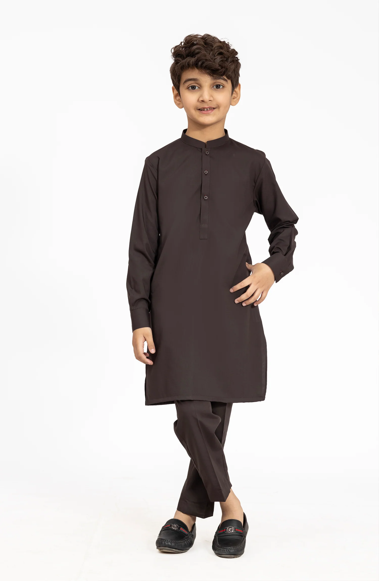 CHARCOAL KURTA PAJAMA - Image 6