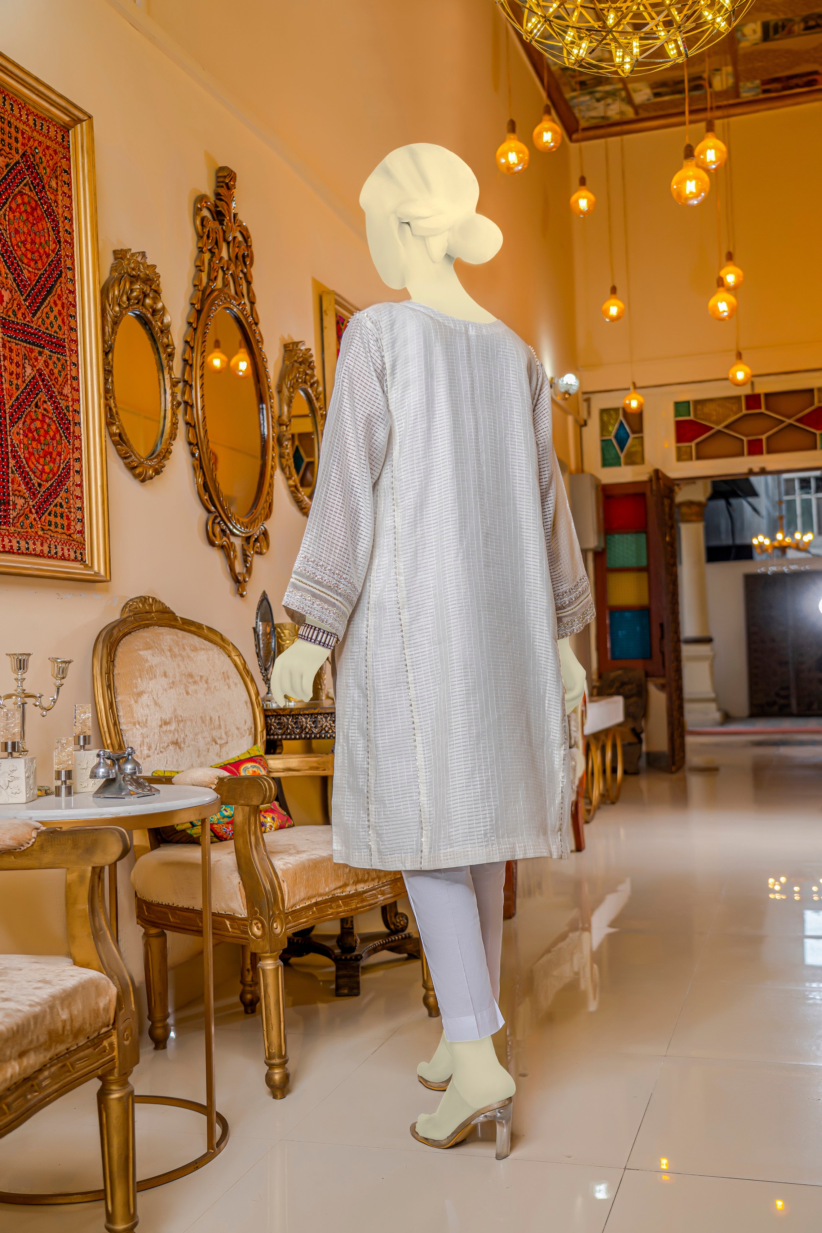 EID FESTIVE'22 1PC STITCHED KURTI - Image 2