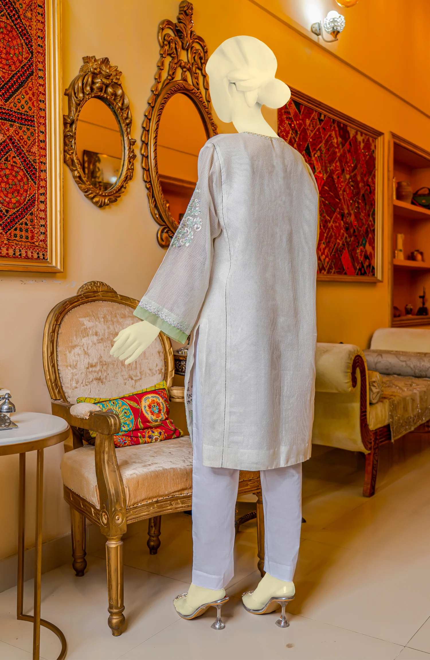 EID FESTIVE'22 1PC STITCHED KURTI - Image 2
