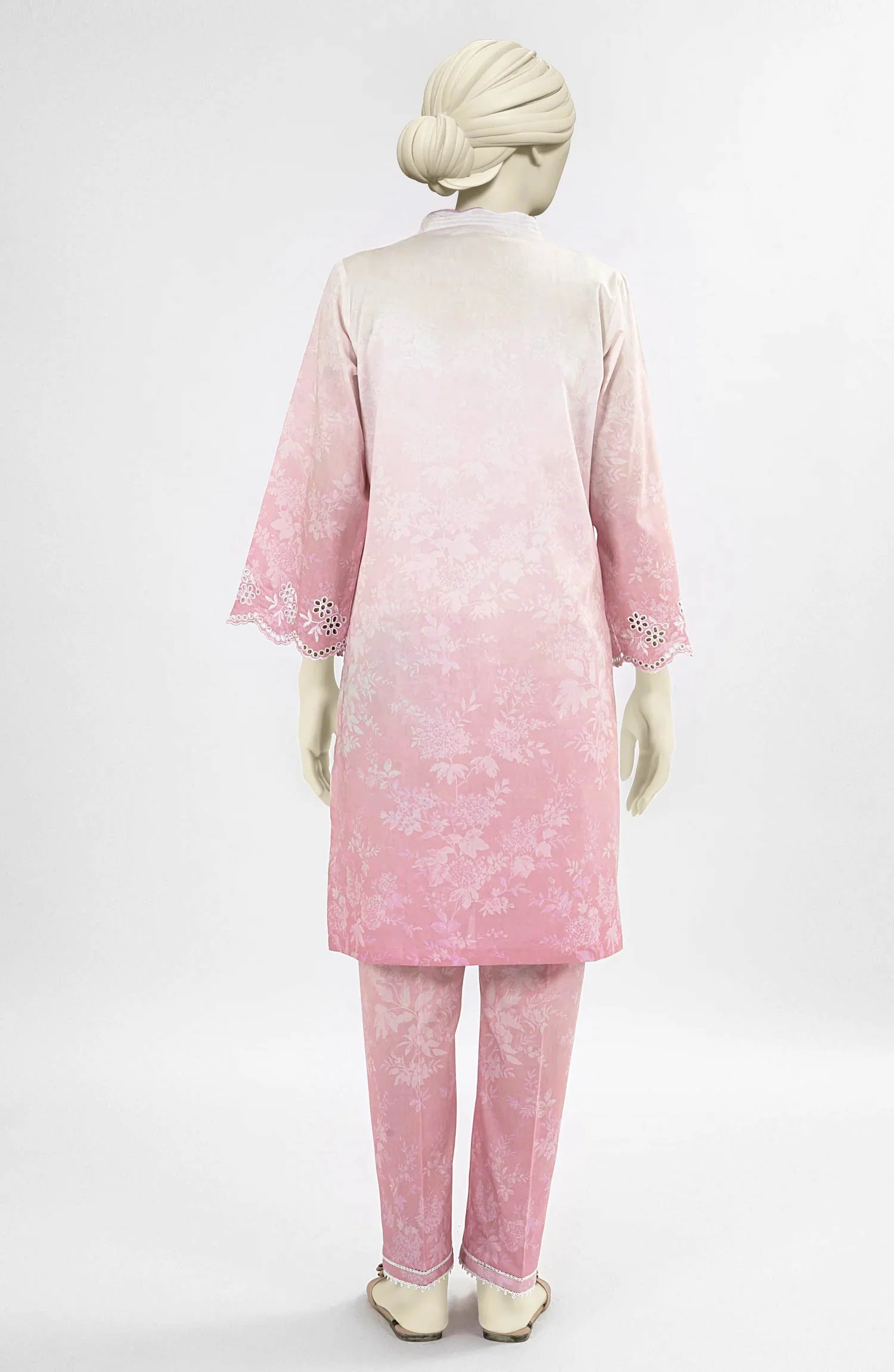 EMBROIDERED CAMBRIC STITCHED 2 PIECE - Image 6