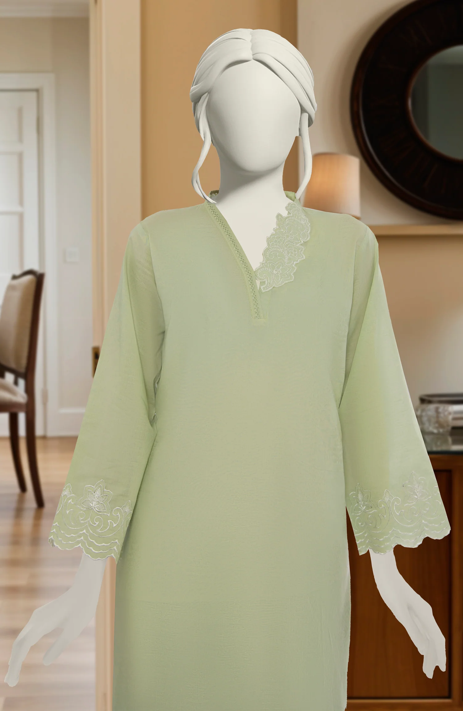 EMBROIDERED JACQUARD 2PCS STITCHED - Image 2