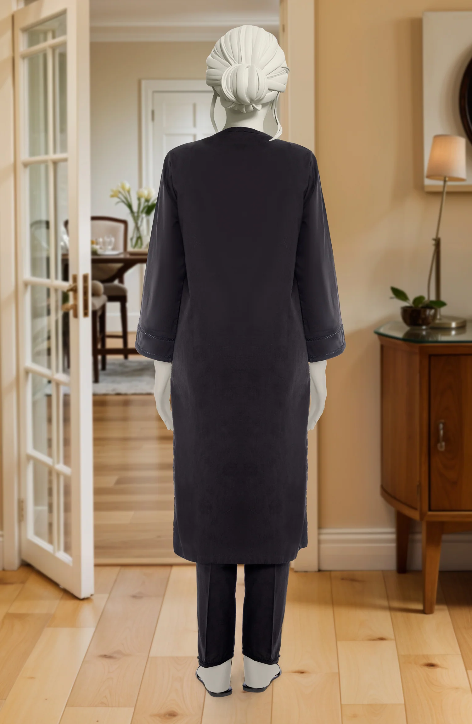 EMBROIDERED JACQUARD STITCHED 2 PIECE - Image 2