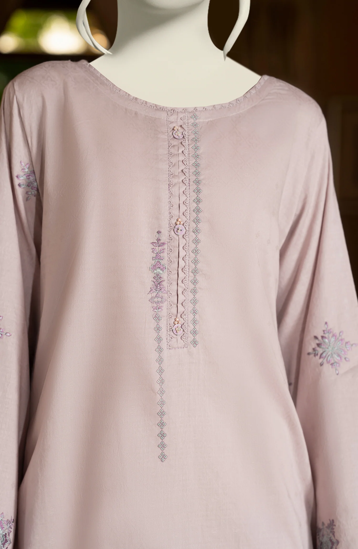 EMBROIDERED JACQUARD STITCHED 2 PIECE - Image 2