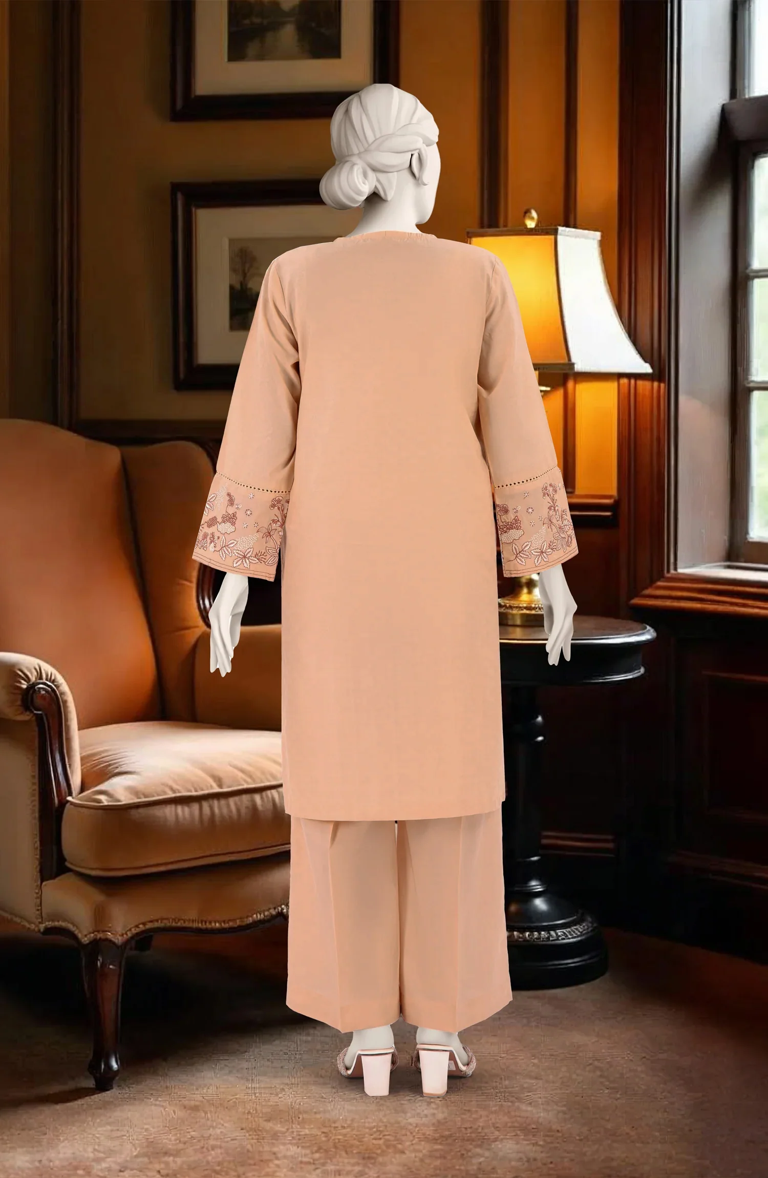 EMBROIDERED JACQUARD STITCHED 2 PIECE - Image 2
