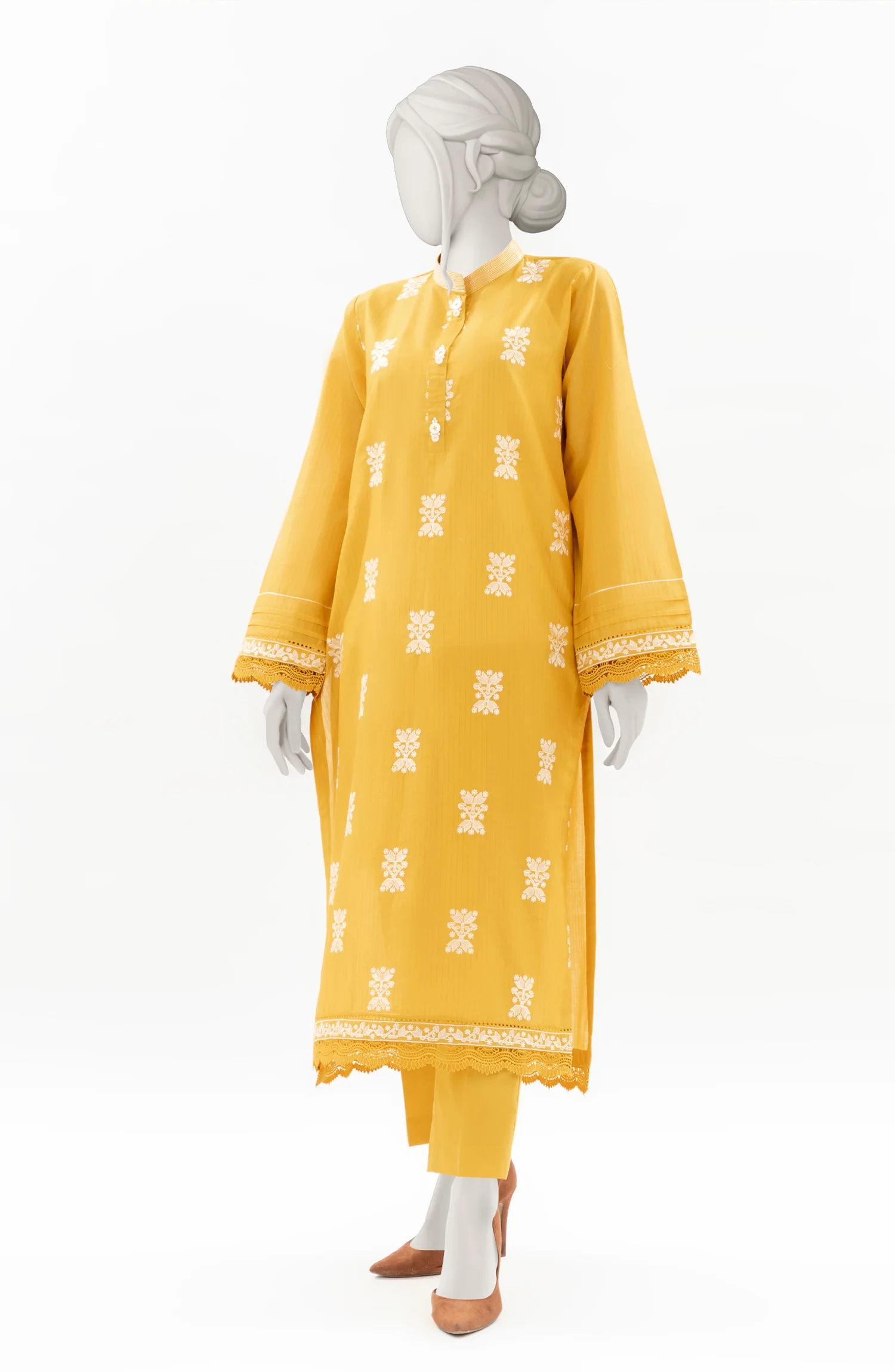 EMBROIDERED MESSURI  2PC UNSTITCHED