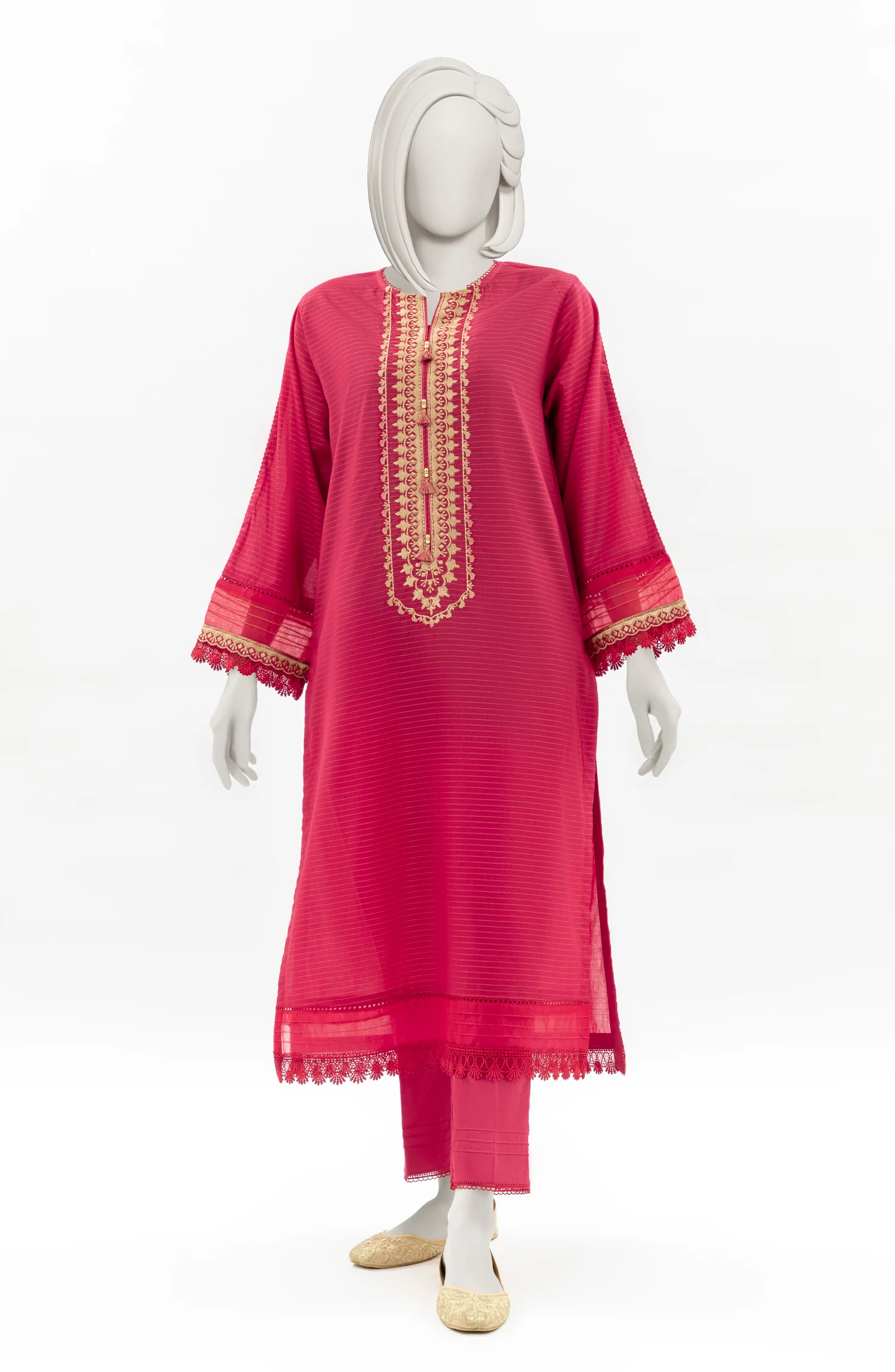 EMBROIDERED MESSURI  2PC UNSTITCHED