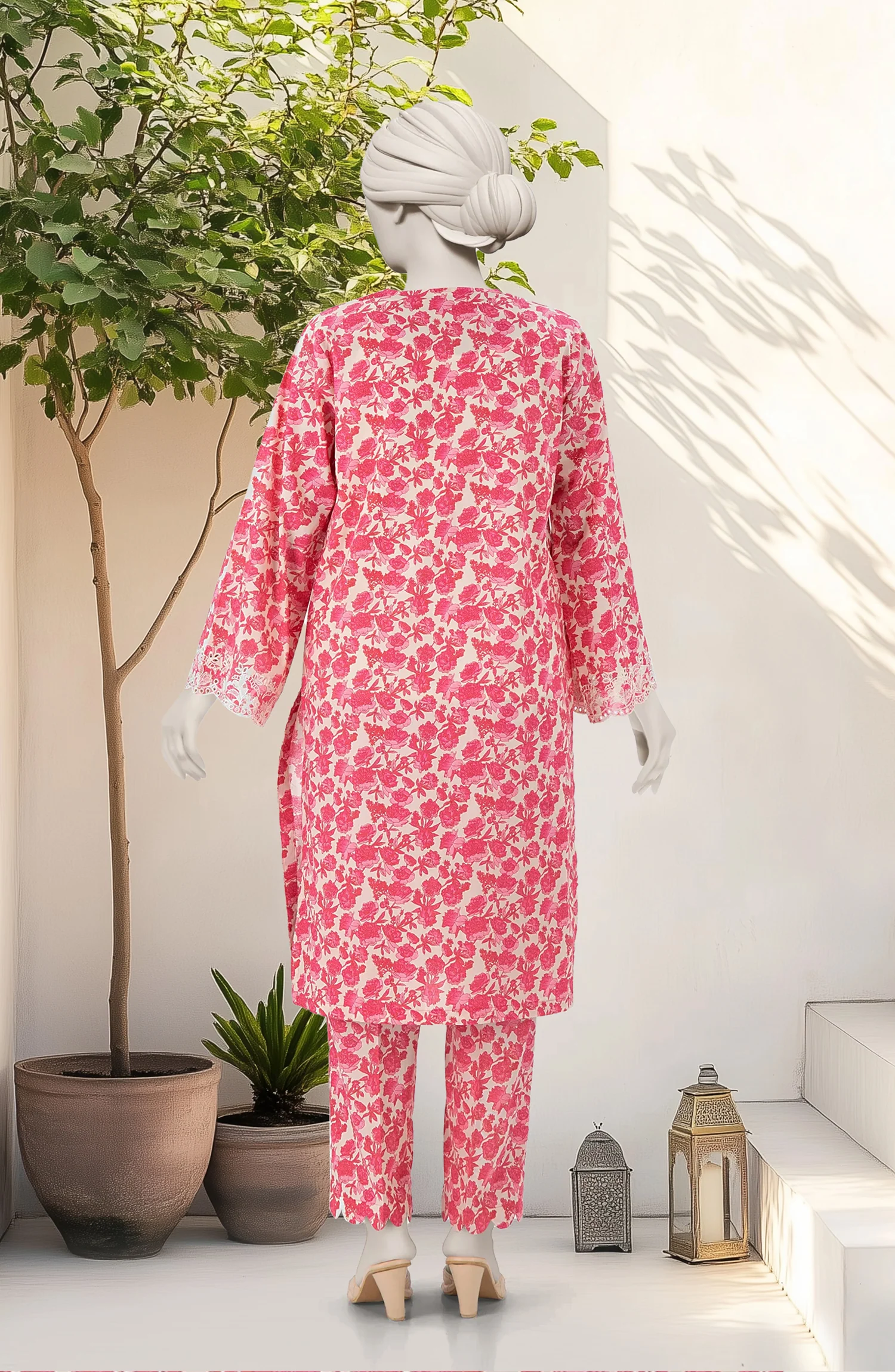 EMBROIDERED PRINTED LAWN STITCHED 2 PIECE - Image 2