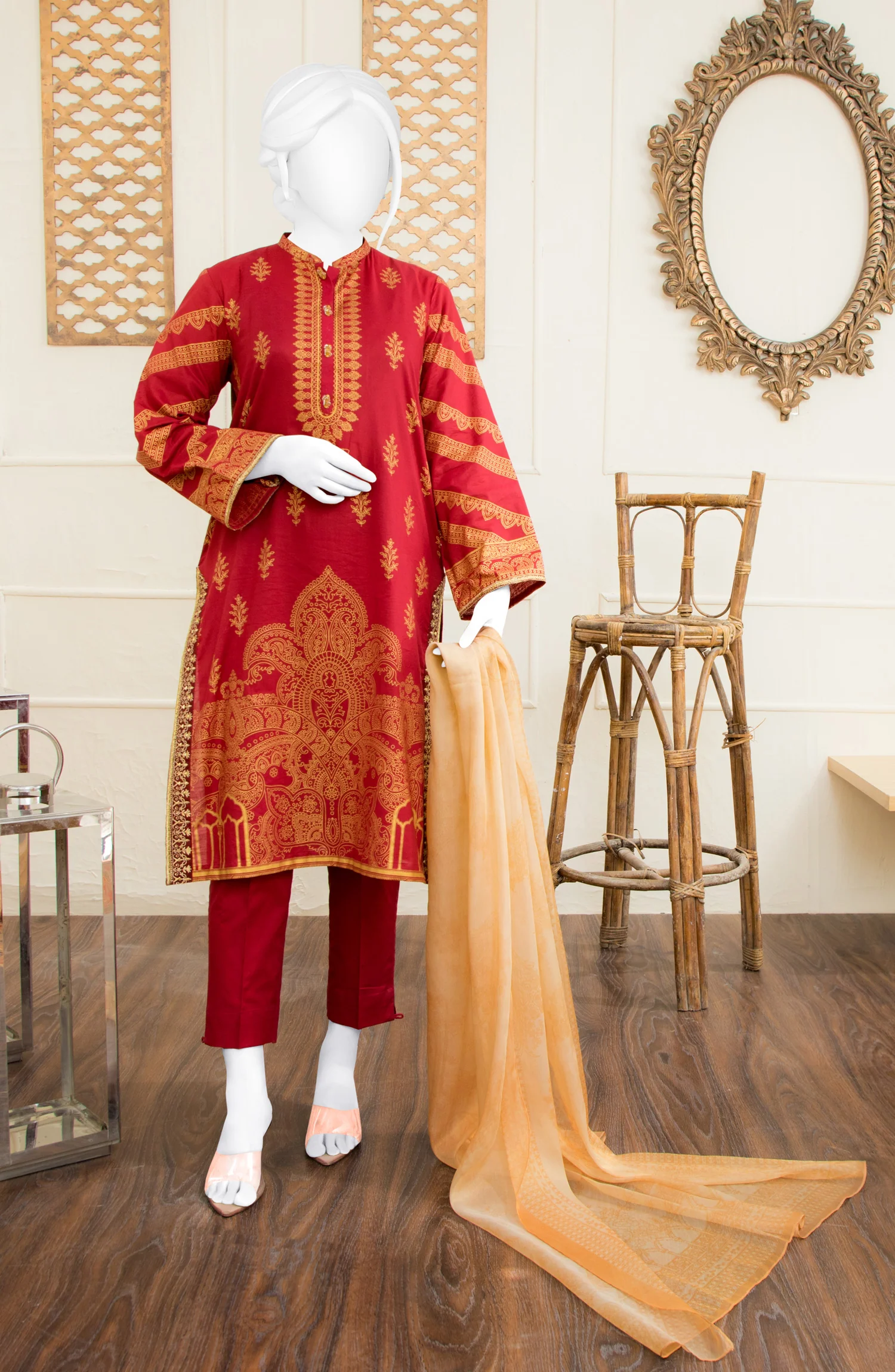 FESTIVE'22 BELLA 3PC STITCHED SUIT