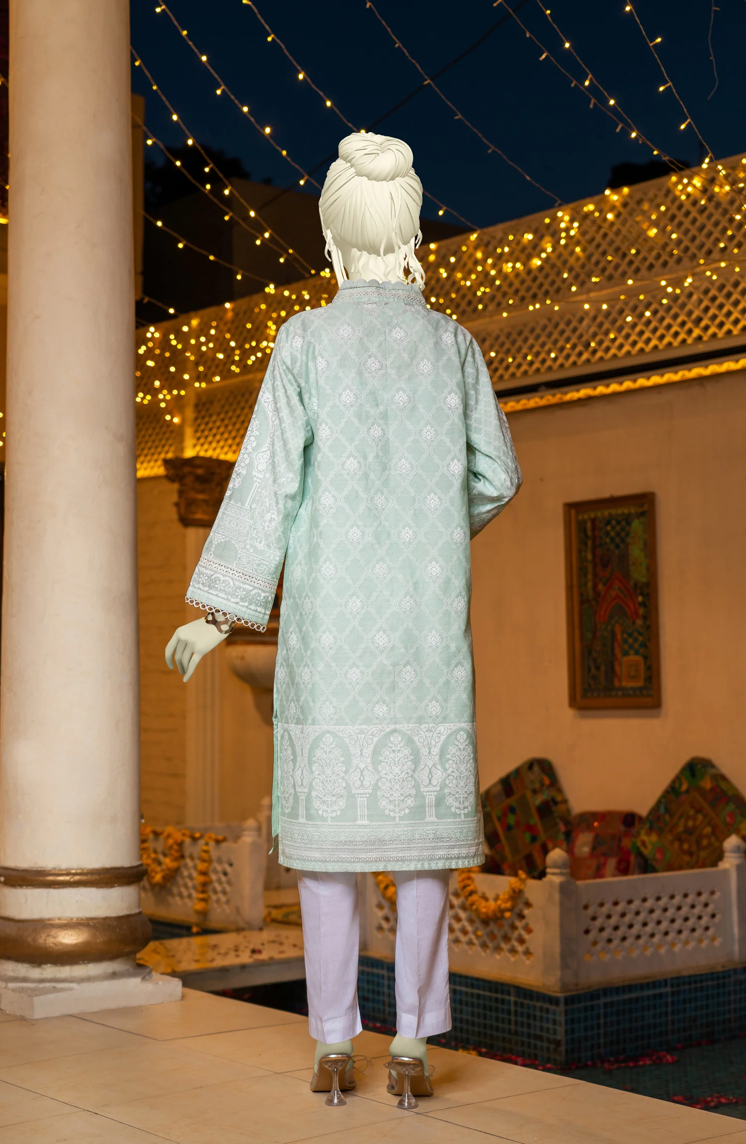 FESTIVE'22 MEADOWS 1PC STITCHED KURTI - Image 2