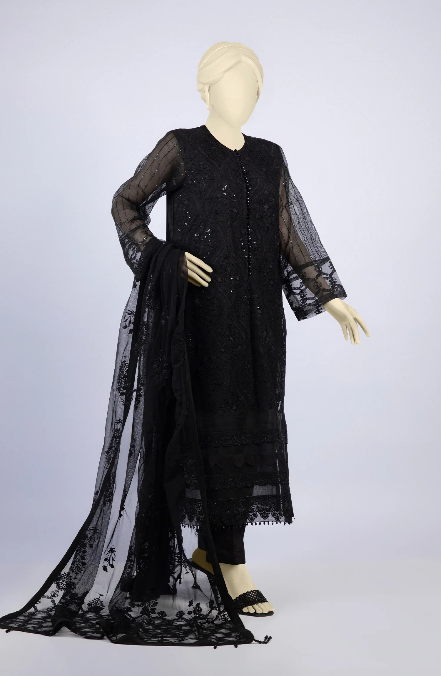 FESTIVE'23 EXCLUSIVE EMBROIDERED 3PC UNSTITCHED