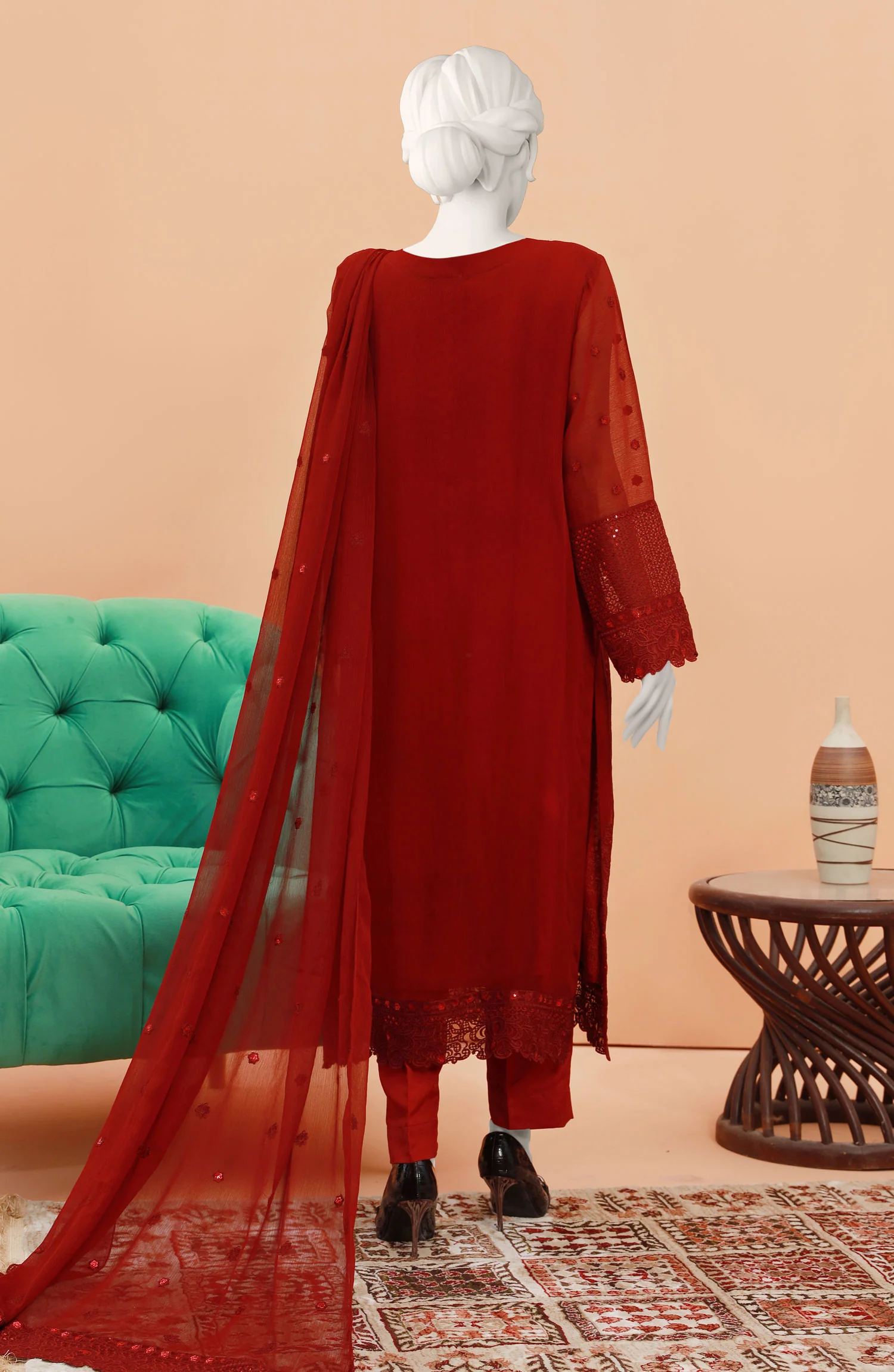 FESTIVE'23 WOMEN STITCHED 3PC SUIT - Image 2