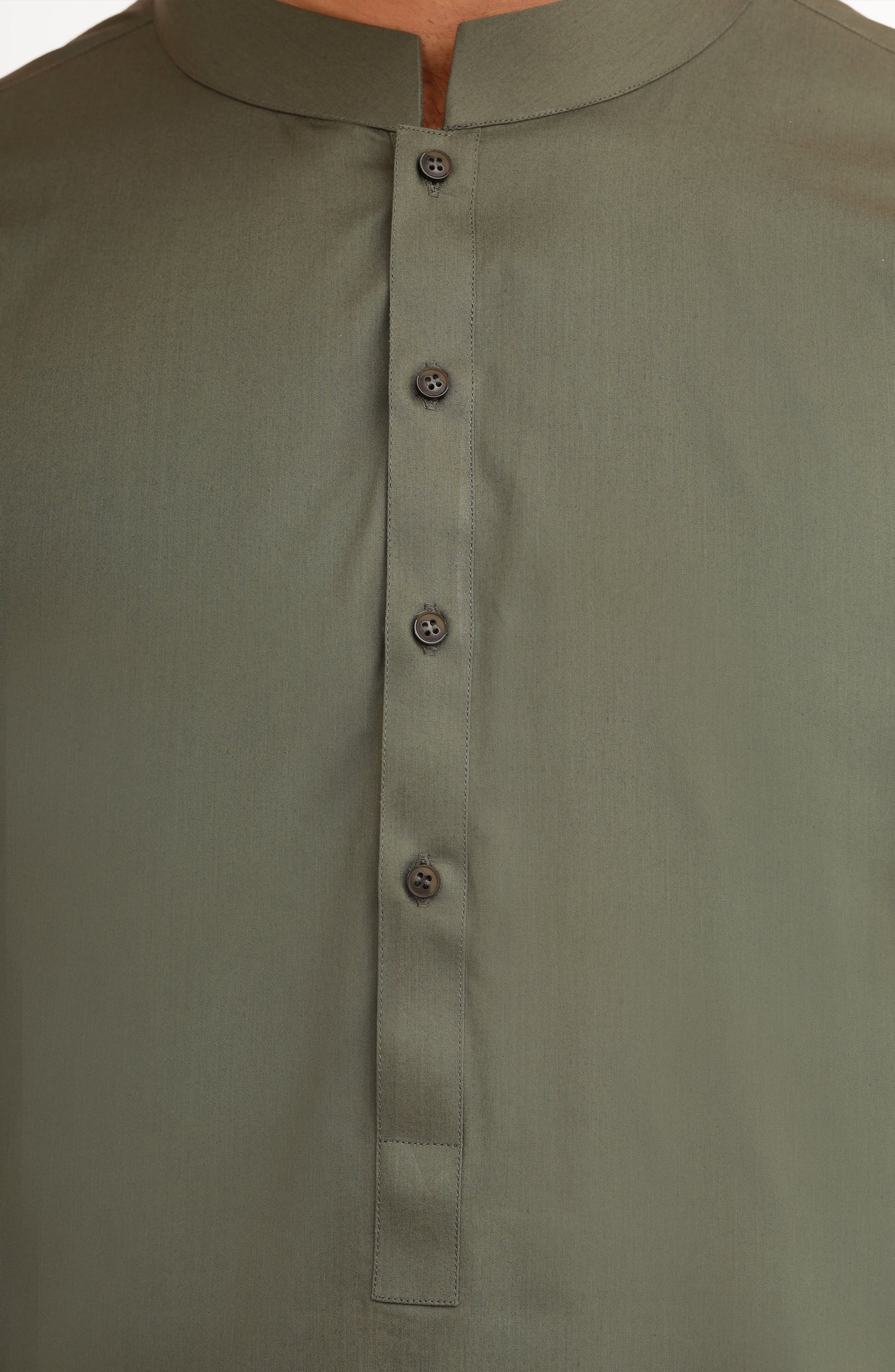 FOREST GREEN 100% COTTON KAMEEZ SHALWAR - Image 5