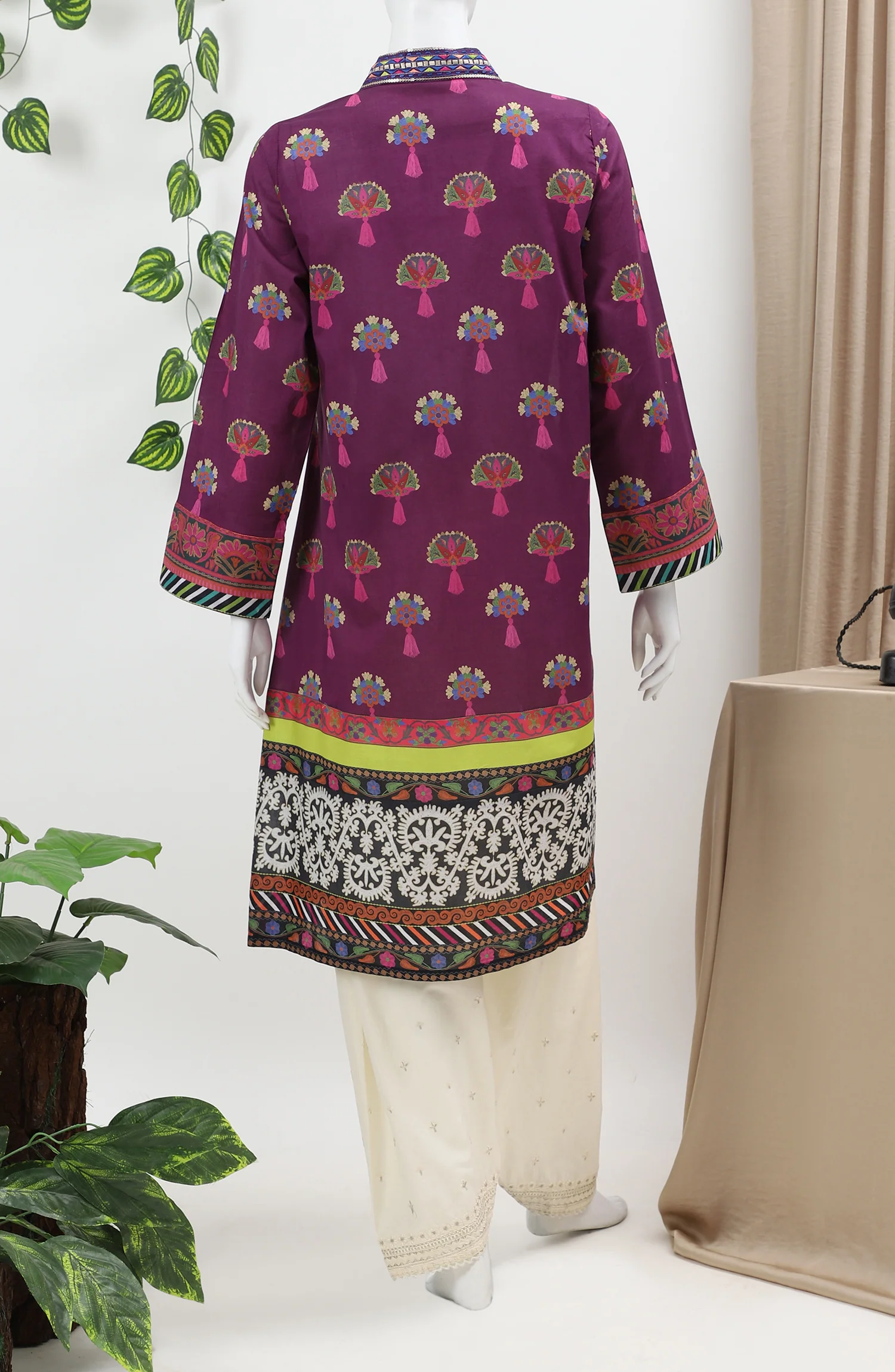 GARDEN BELLS 1PC KURTI STITCHED - Image 4