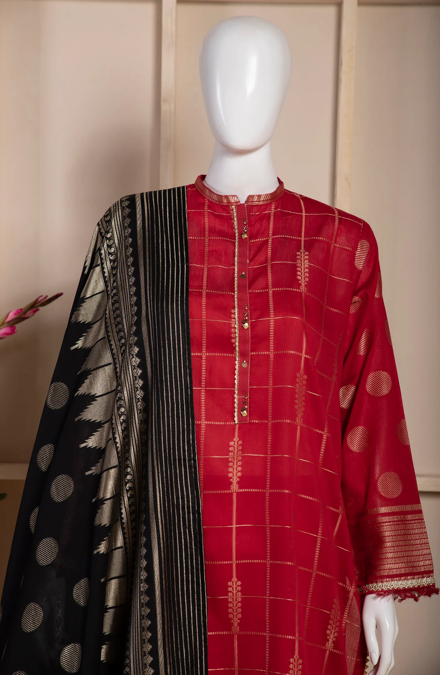 HAKAN JACQUARD 3PC SUIT STITCHED - Image 2