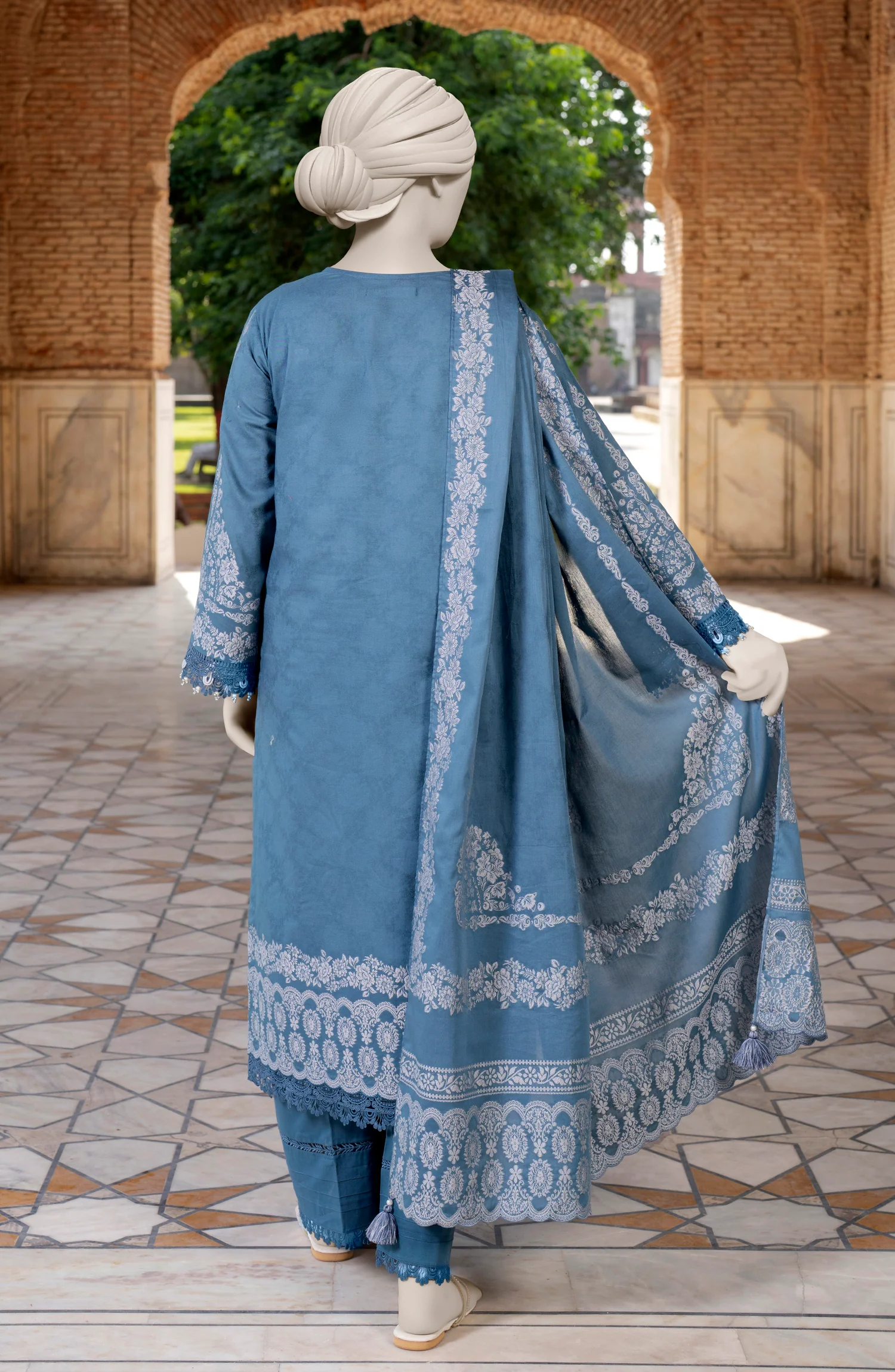 JACQUARD 3PC UNSTITCHED - Image 4