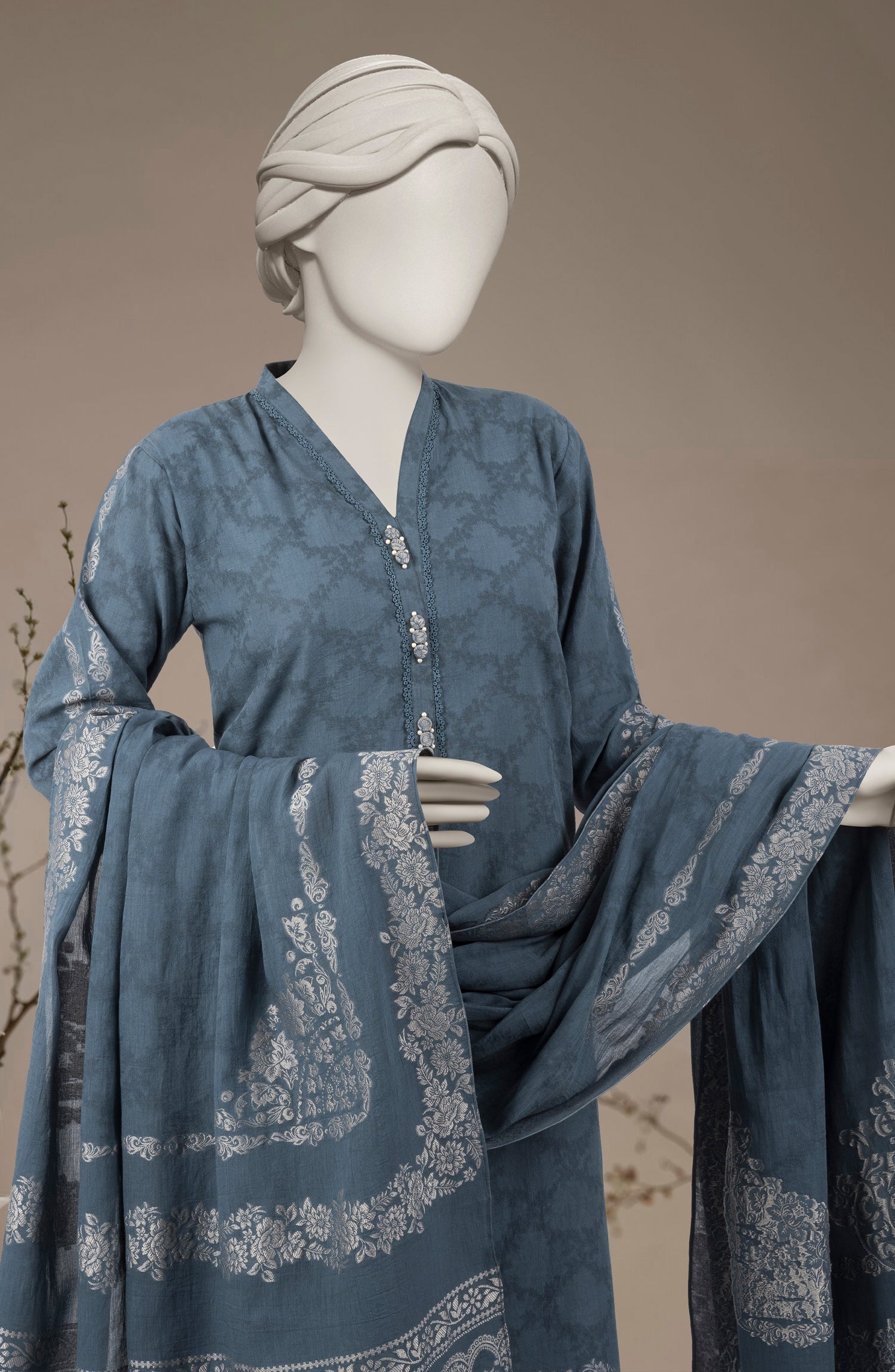 JACQUARD 3PC UNSTITCHED - Image 6