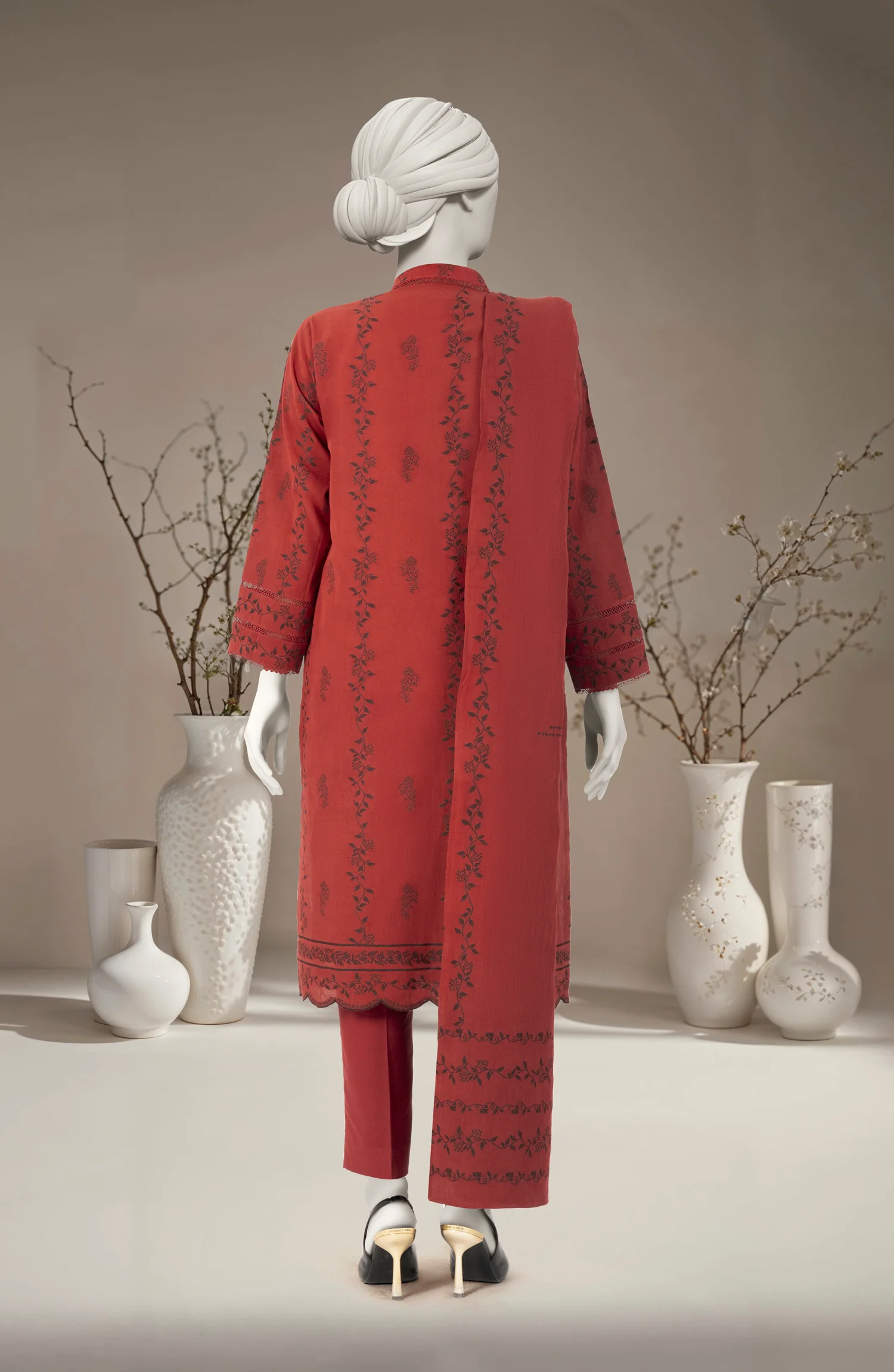 JACQUARD 3PC UNSTITCHED - Image 3
