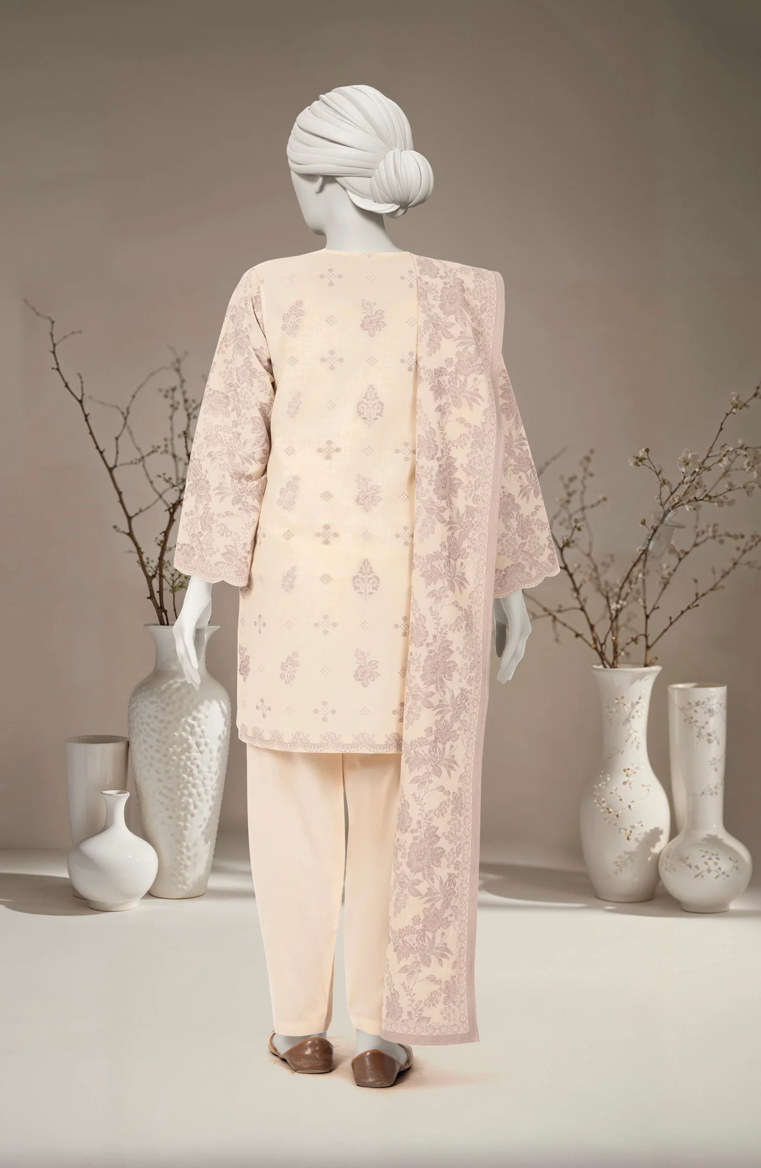 JACQUARD 3PC UNSTITCHED - Image 3