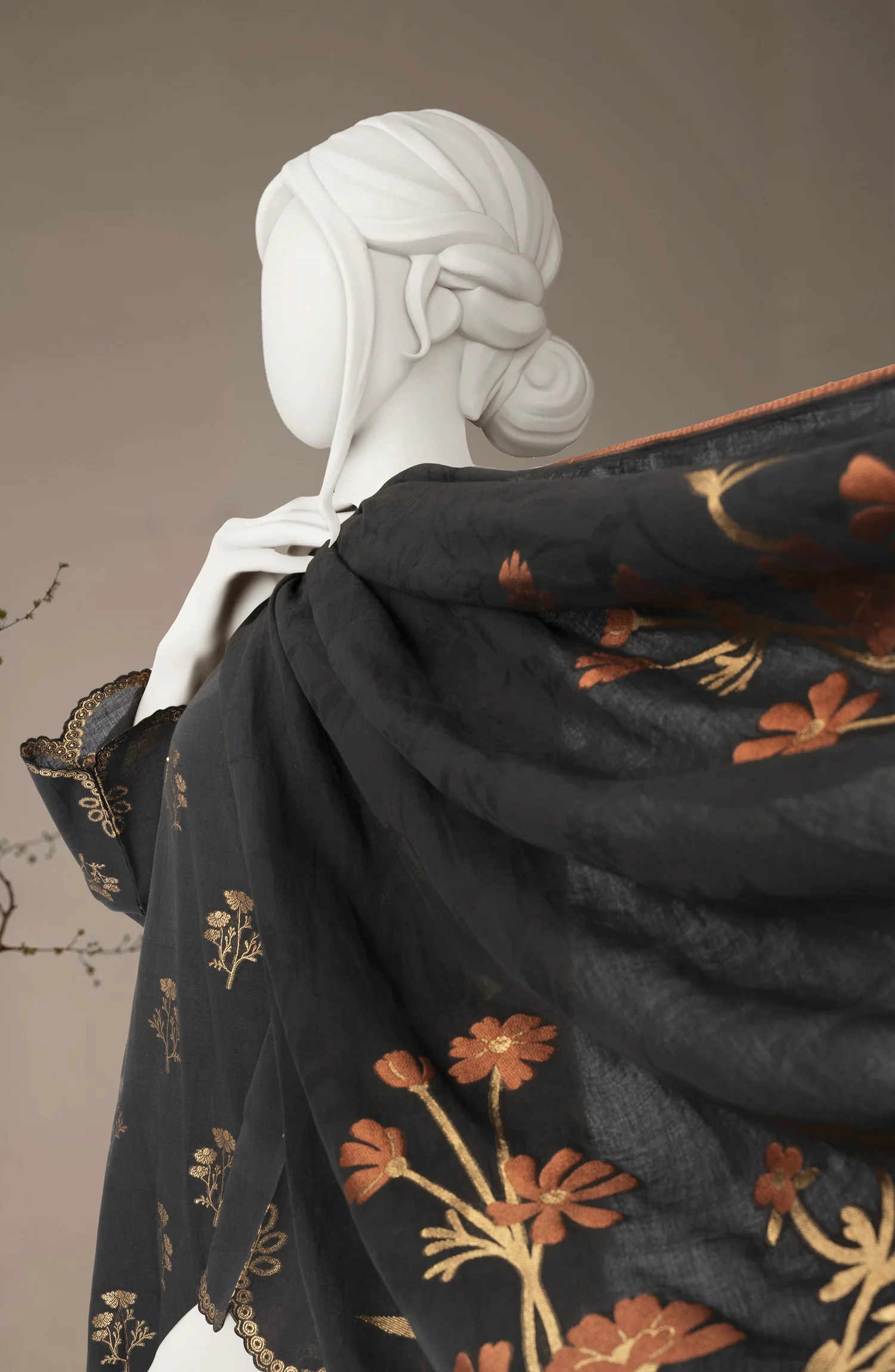 JACQUARD 3PC UNSTITCHED - Image 2