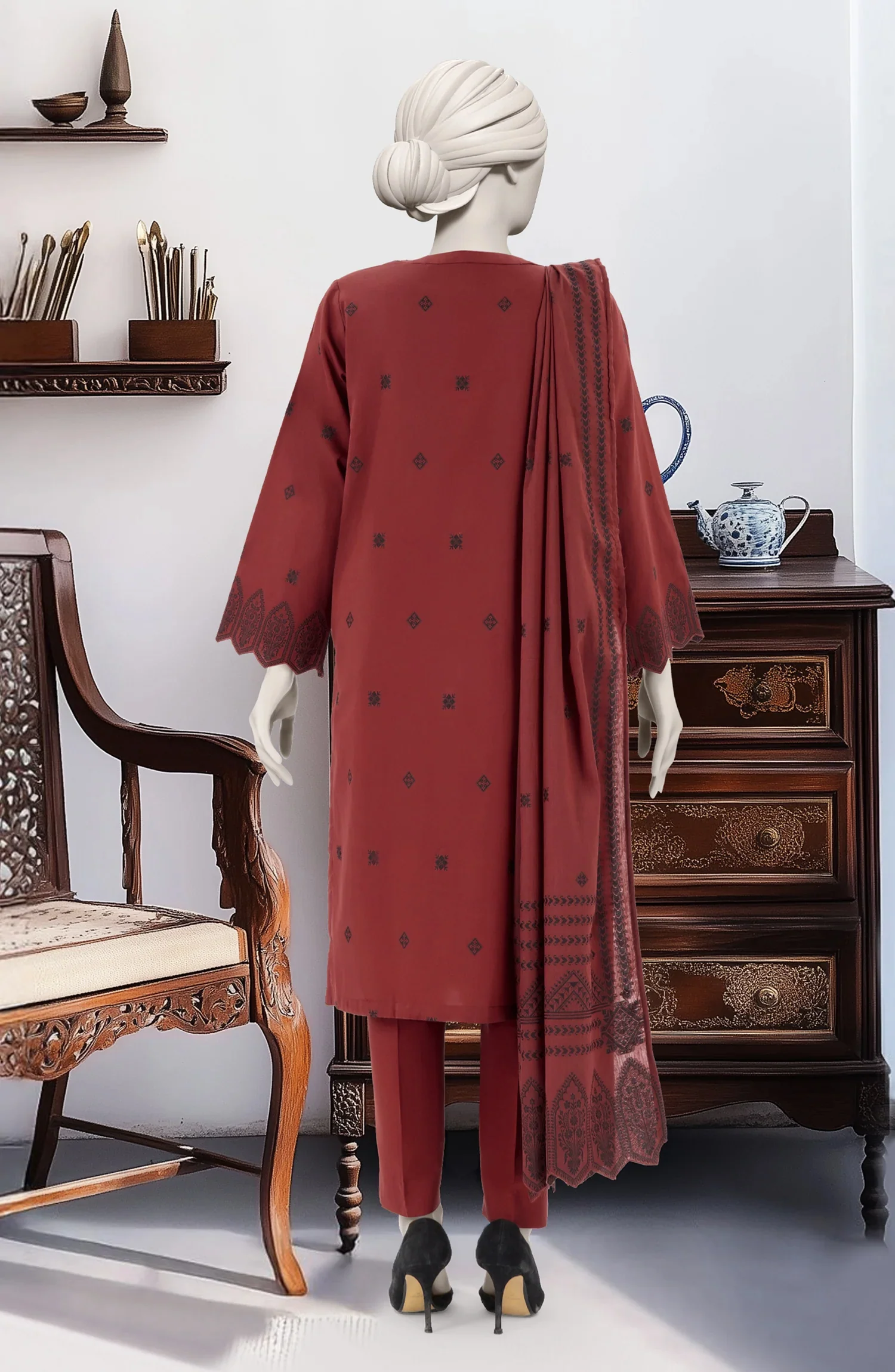 JACQUARD 3PCS STITCHED - Image 4