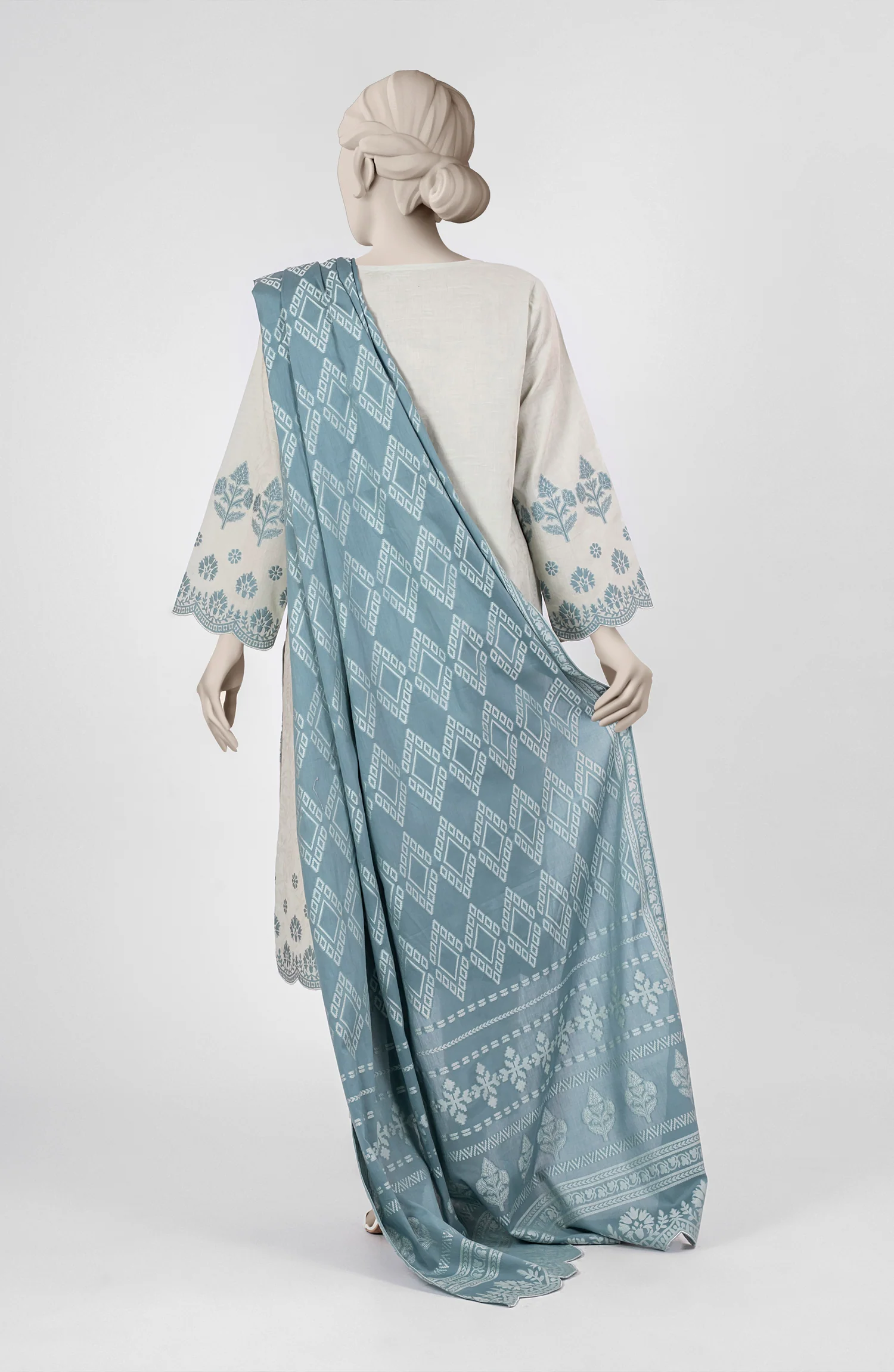 JACQUARD 3PCS UNSTITCHED - Image 3