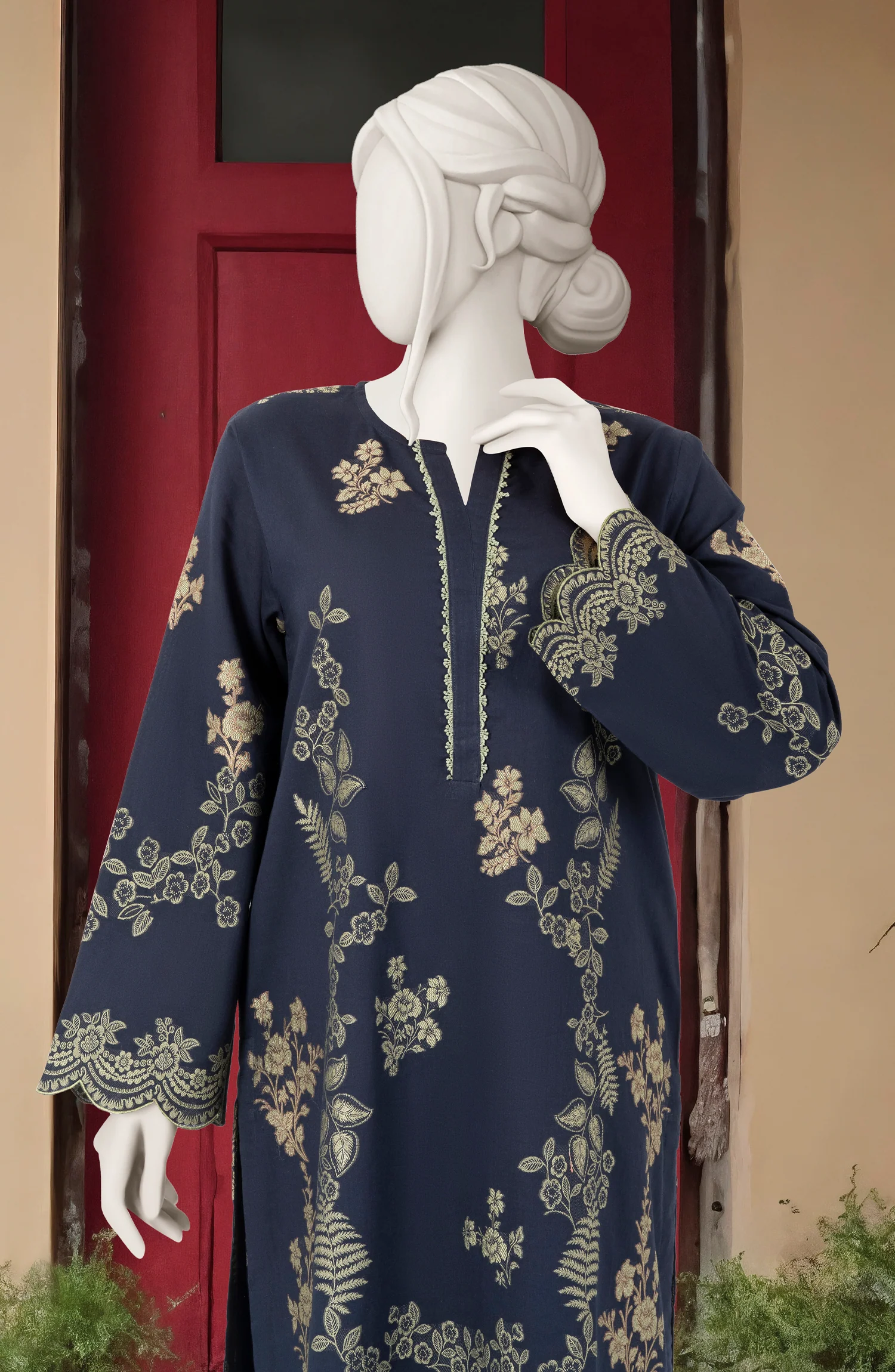 JACQUARD STITCHED 2 PIECE - Image 7