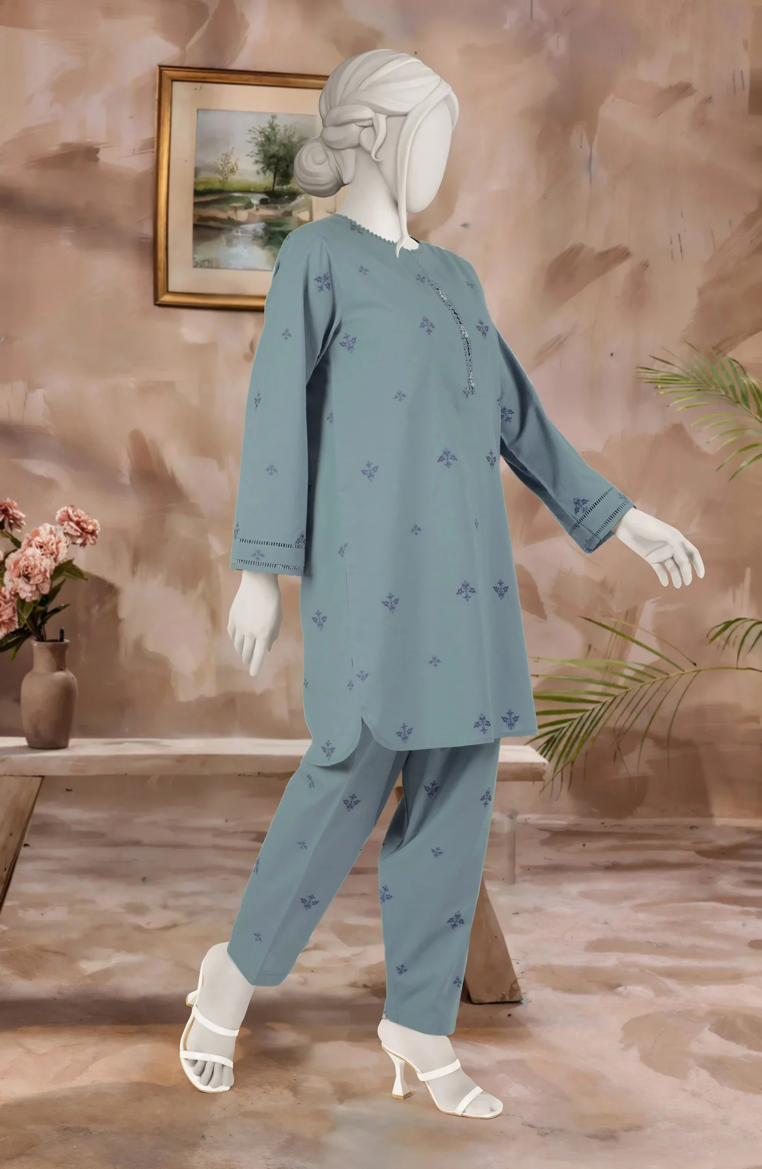 JACQUARD STITCHED 2 PIECE - Image 4