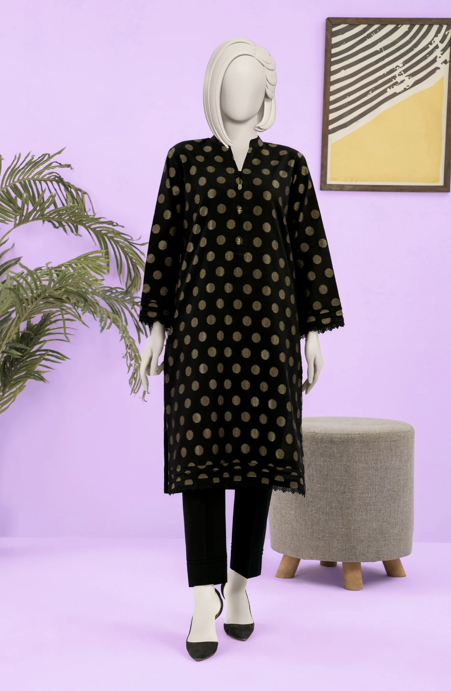 JACQUARD STITCHED 2 PIECE - Image 2