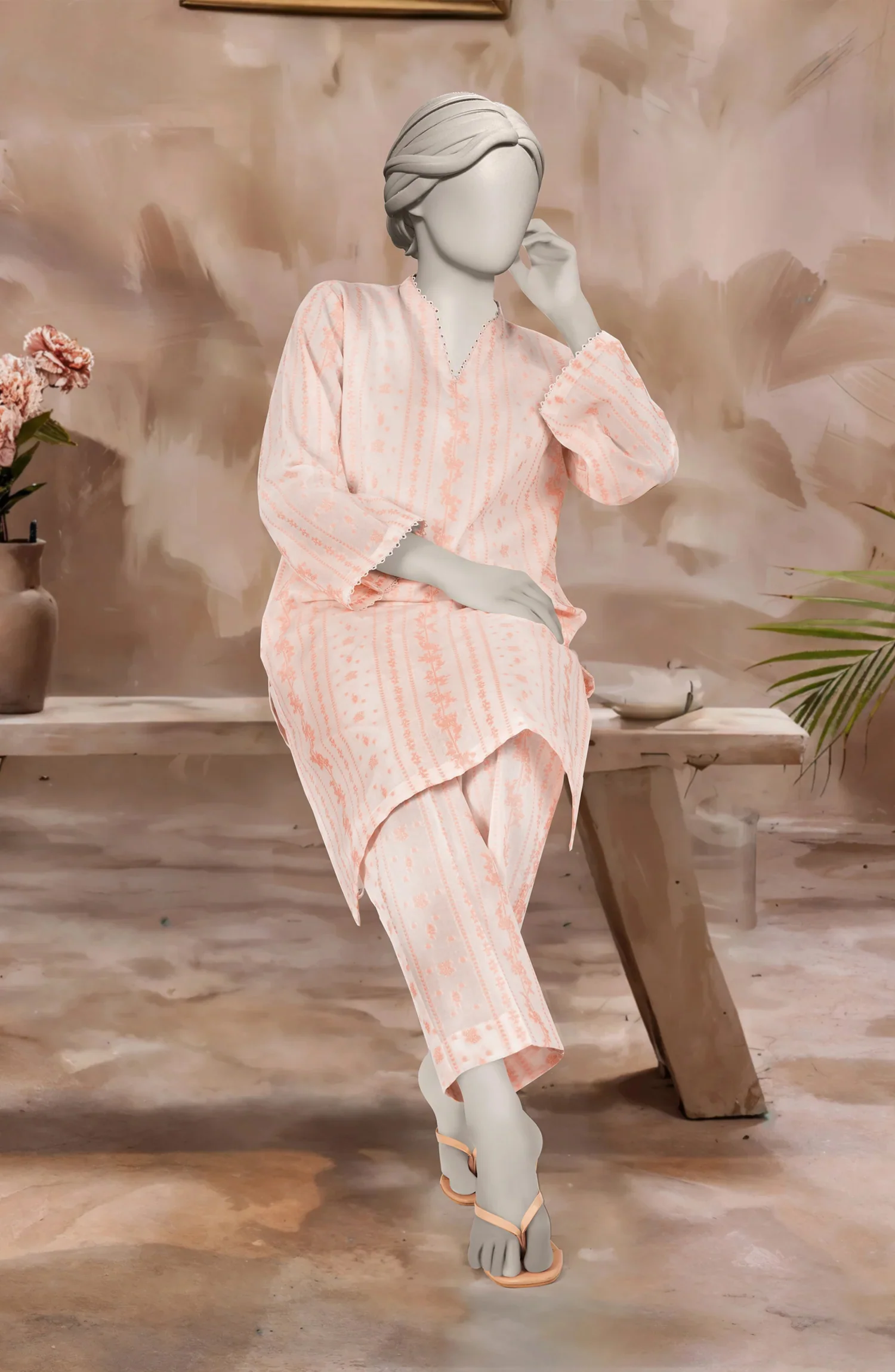 JACQUARD STITCHED 2 PIECE - Image 5