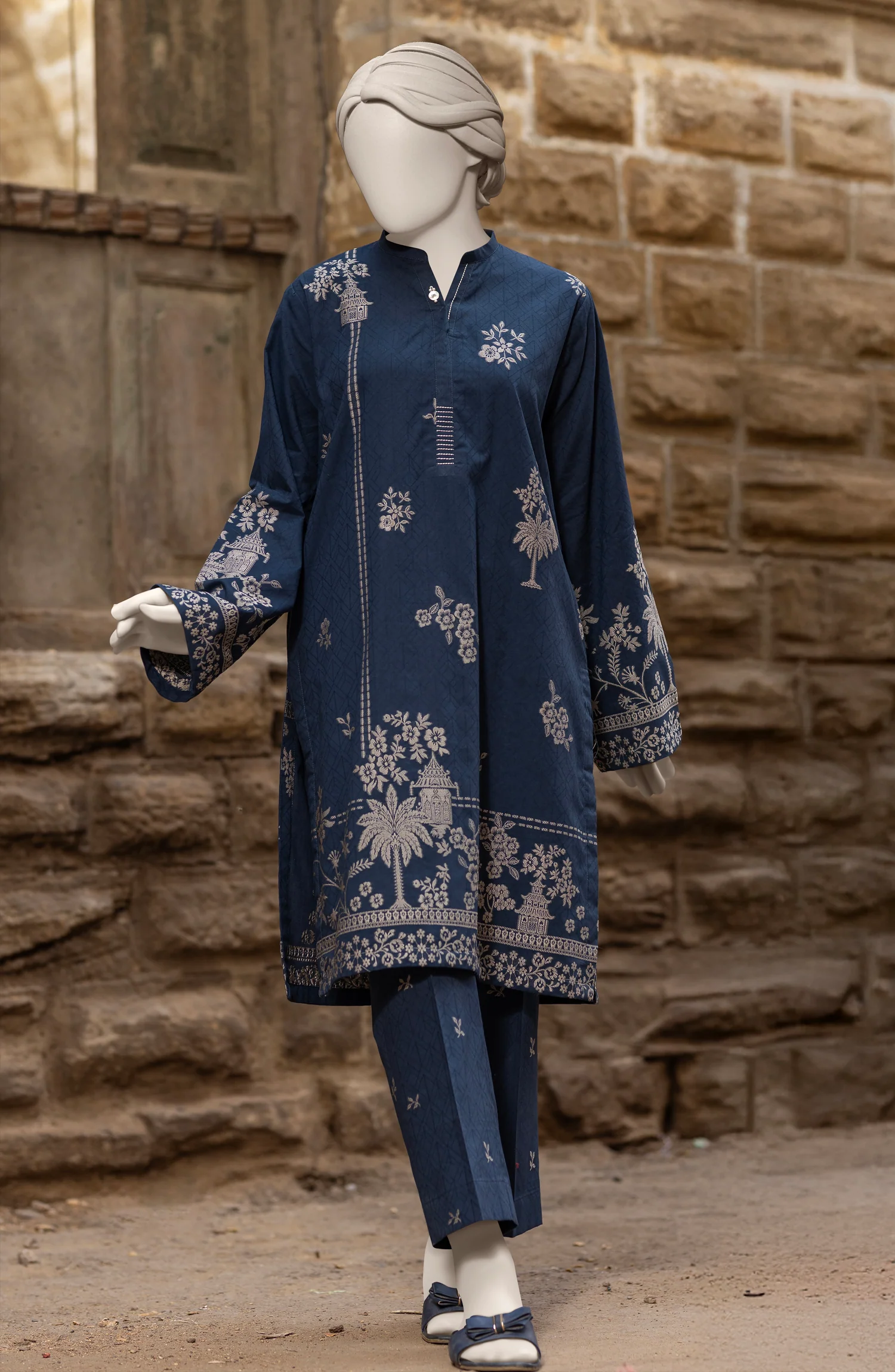 JACQUARD STITCHED 2 PIECE