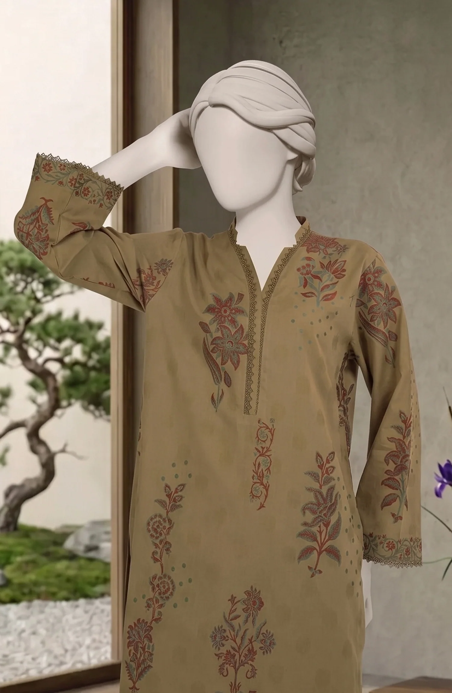 JACQUARD STITCHED 2 PIECE - Image 2