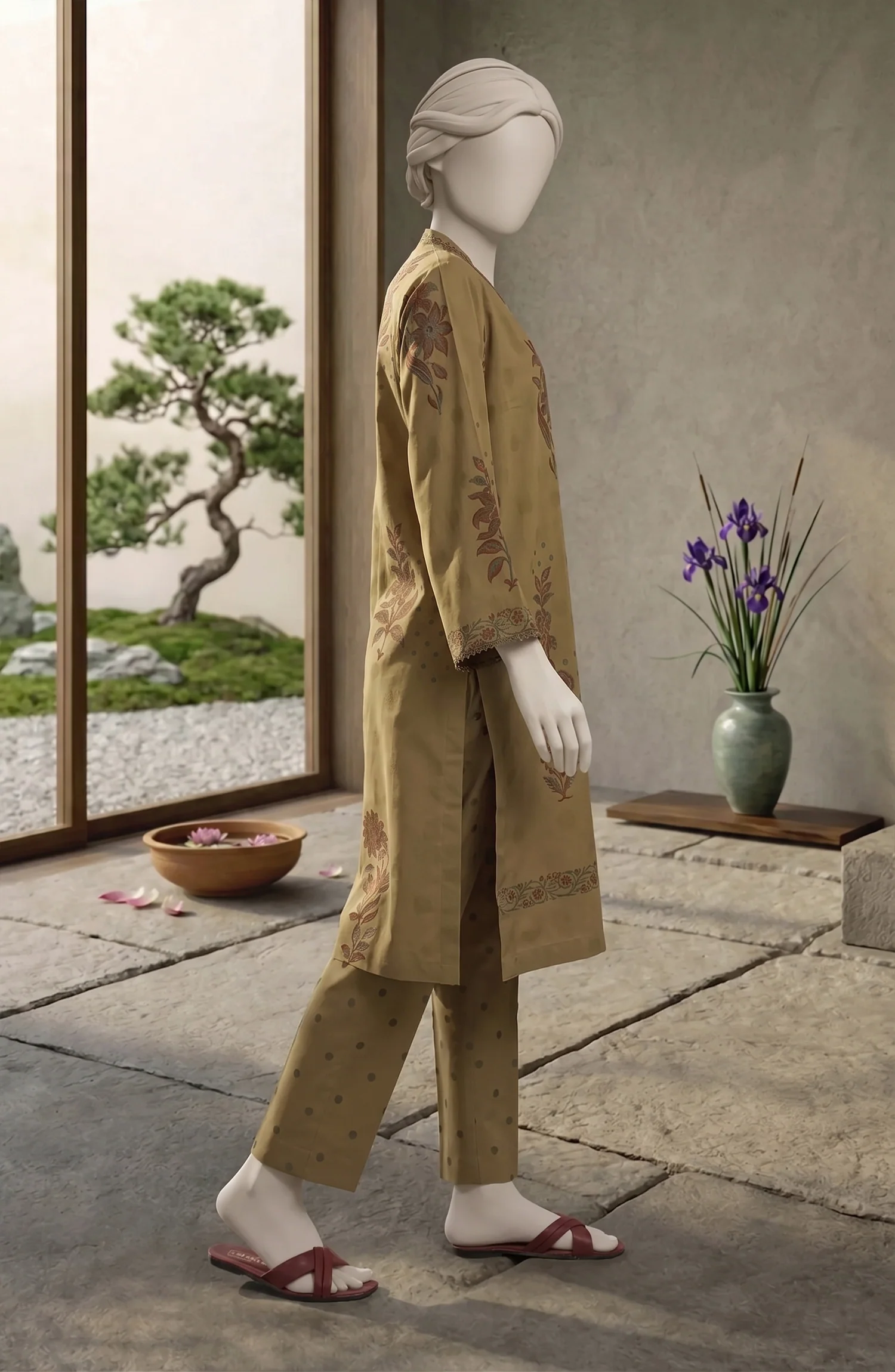 JACQUARD STITCHED 2 PIECE - Image 4