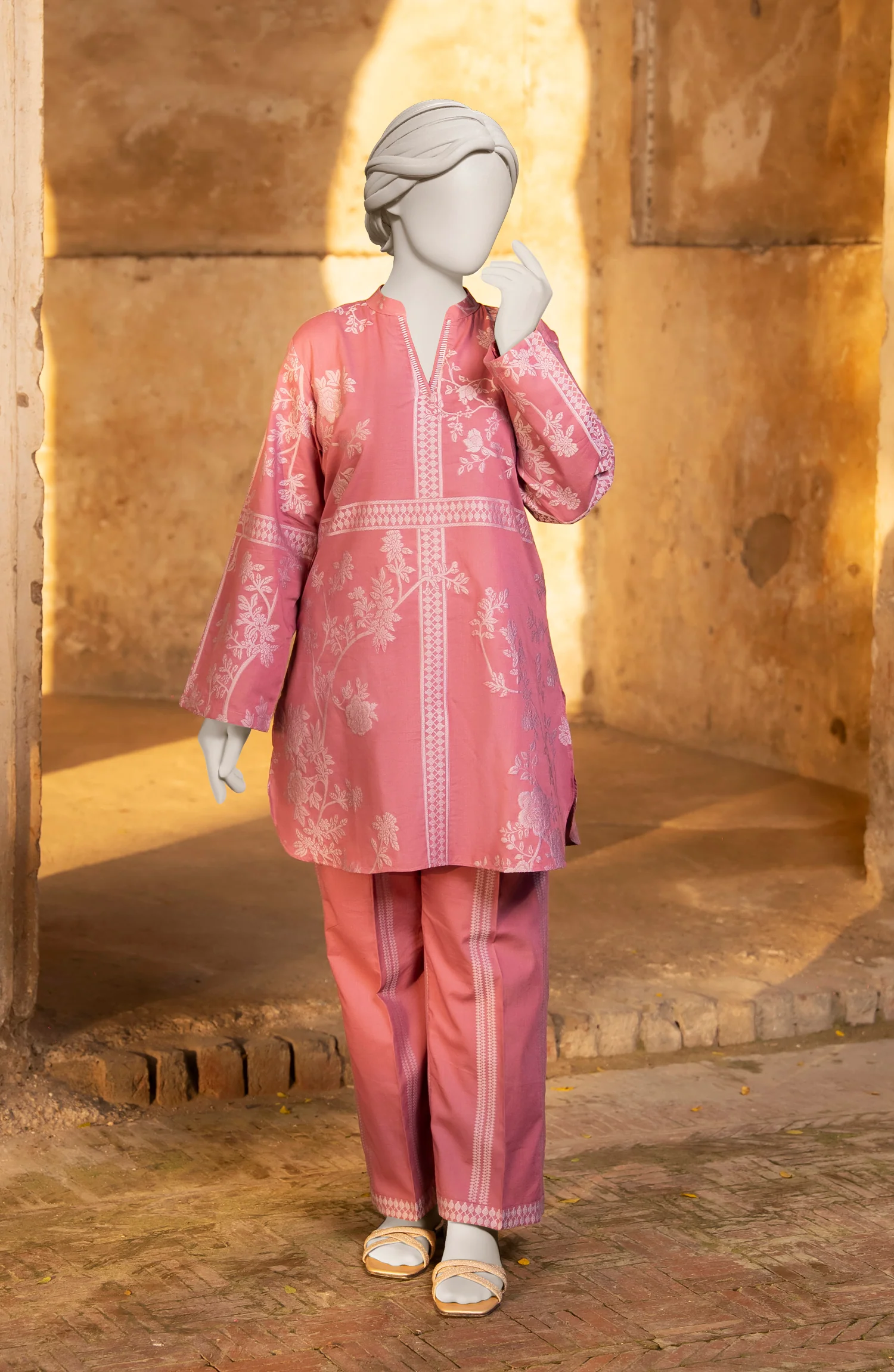 JACQUARD STITCHED 2 PIECE