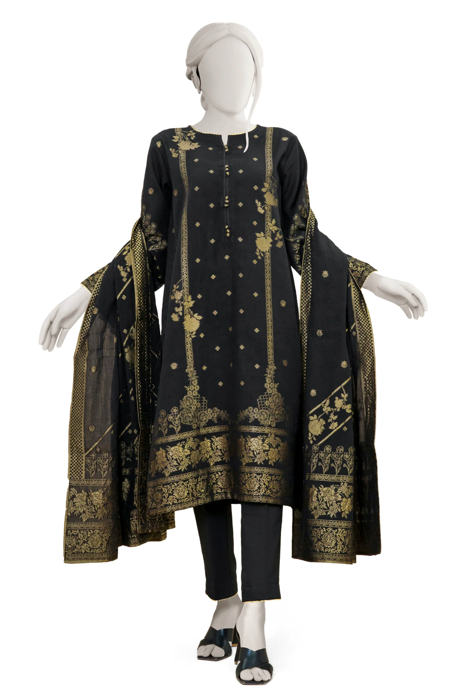 JACQUARD STITCHED 3 PIECE - Image 3