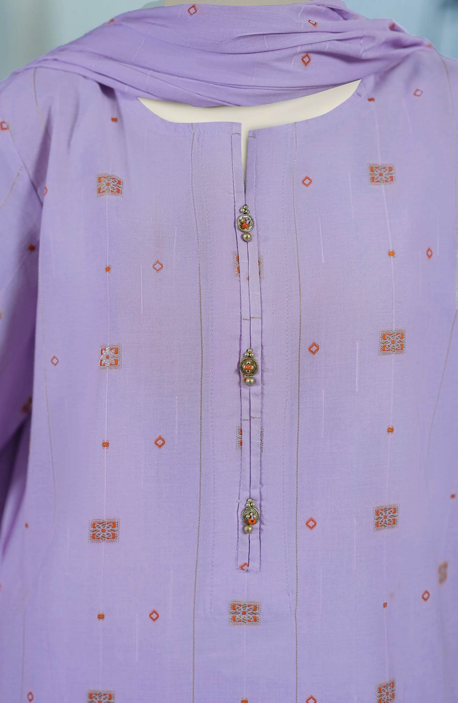 JACQUARD STITCHED 3 PIECE - Image 2